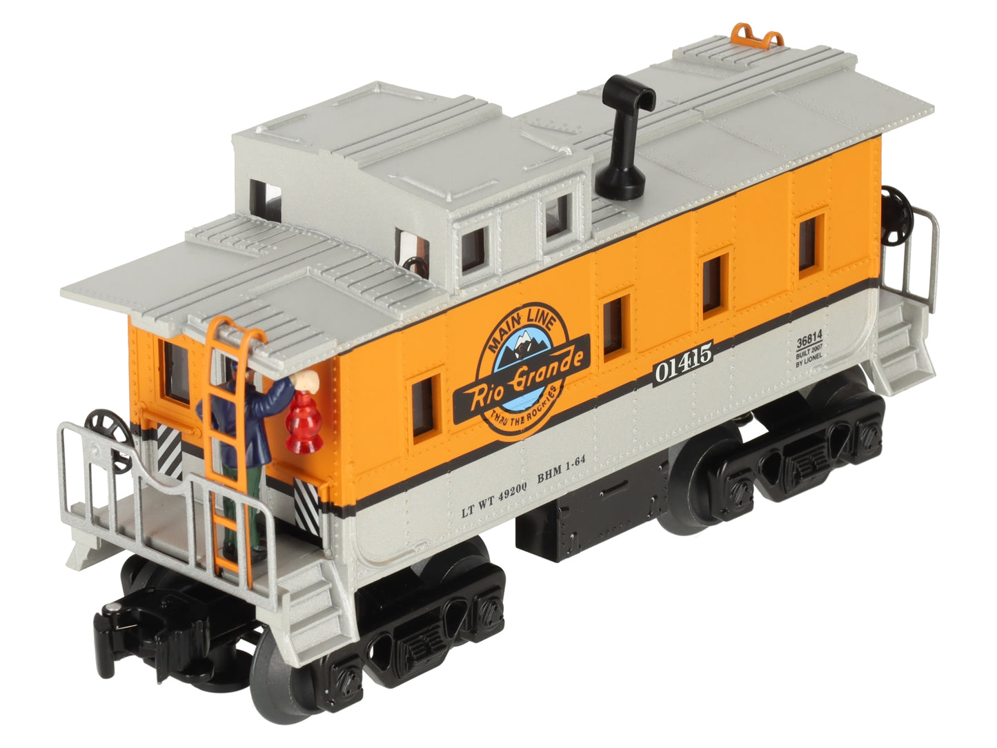 Lionel 6-36814 O Gauge Rio Grande Animated Caboose LN/Box