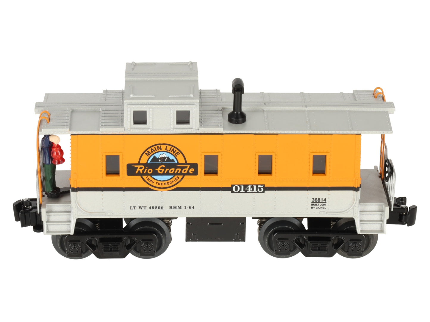Lionel 6-36814 O Gauge Rio Grande Animated Caboose LN/Box