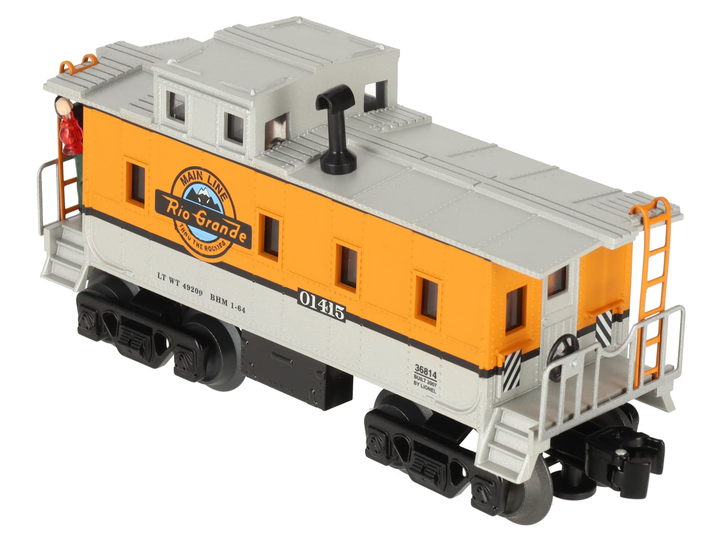 Lionel 6-36814 O Gauge Rio Grande Animated Caboose LN/Box