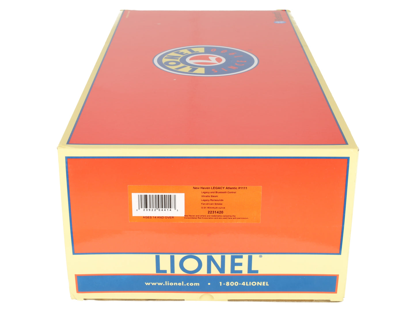 Lionel 2231420 O New Haven Legacy Atlantic Steam Locomotive #1111 EX/Box