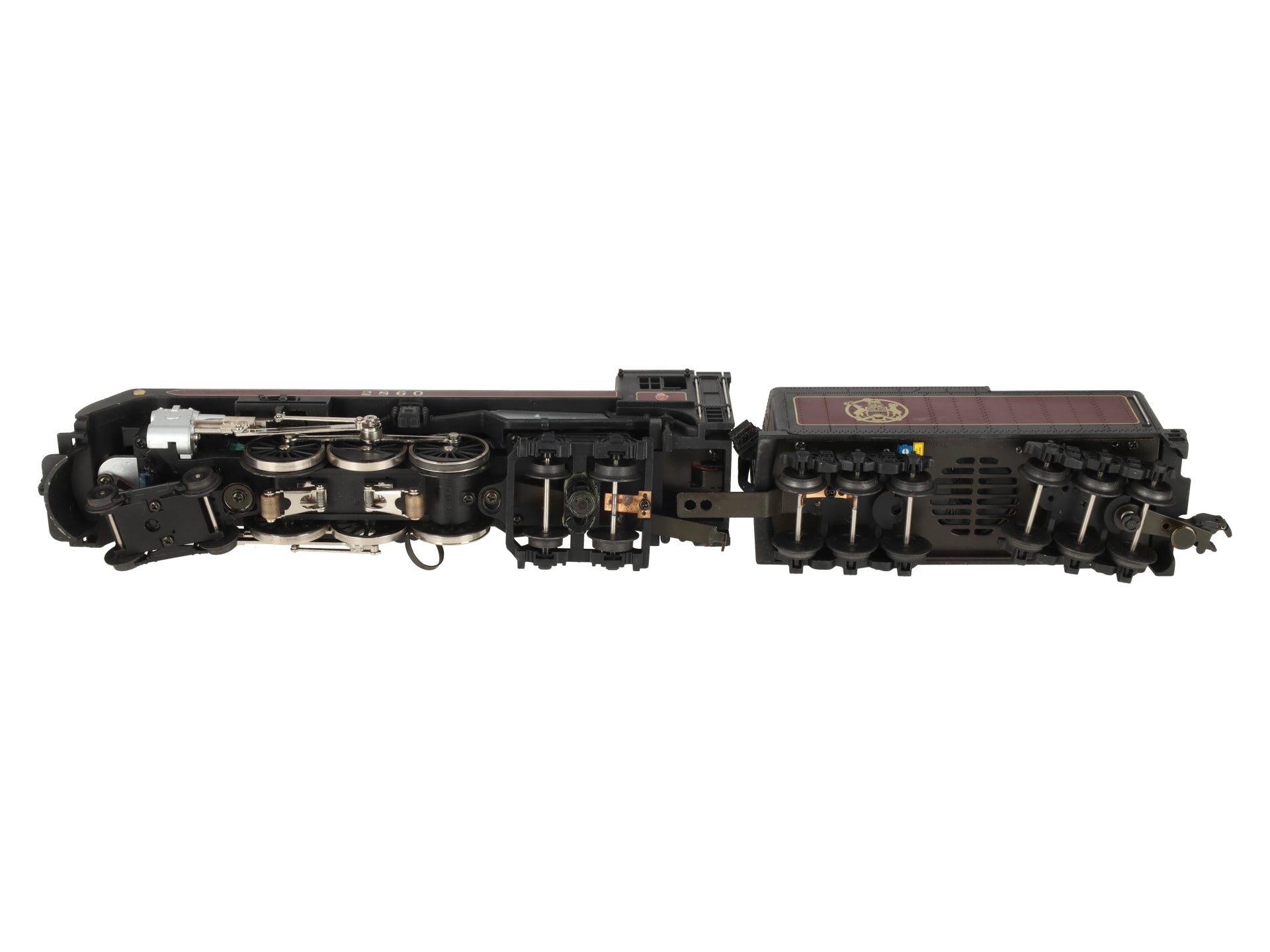 MTH 30-1169-0 O 4-6-4 Royal Hudson Steam Engine & Tender w/Loco Sound #2860 EX/Box