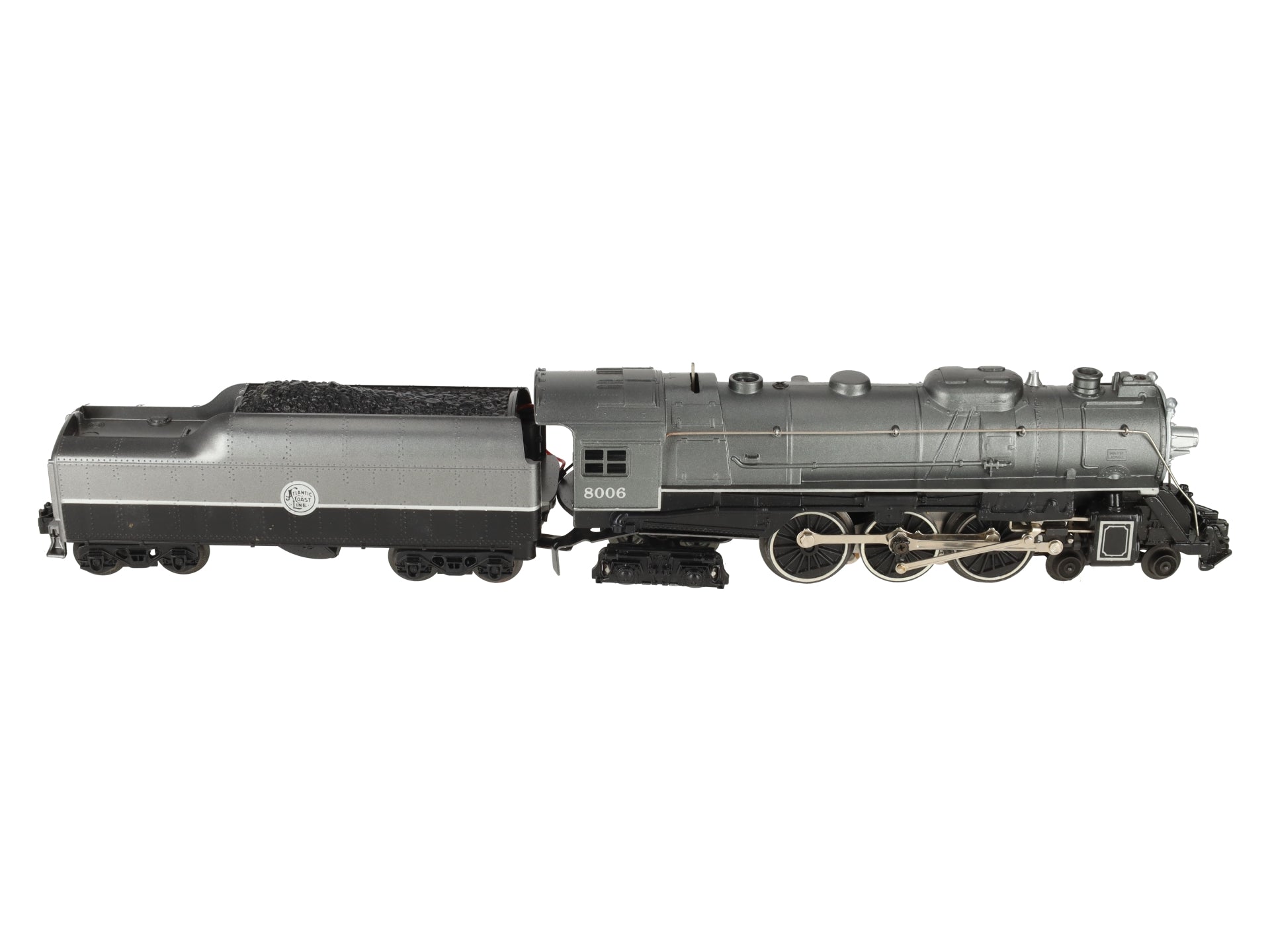 Lionel 6-8006 O Atlantic Coast Line 4-6-4 Steam Locomotive w/Tender EX
