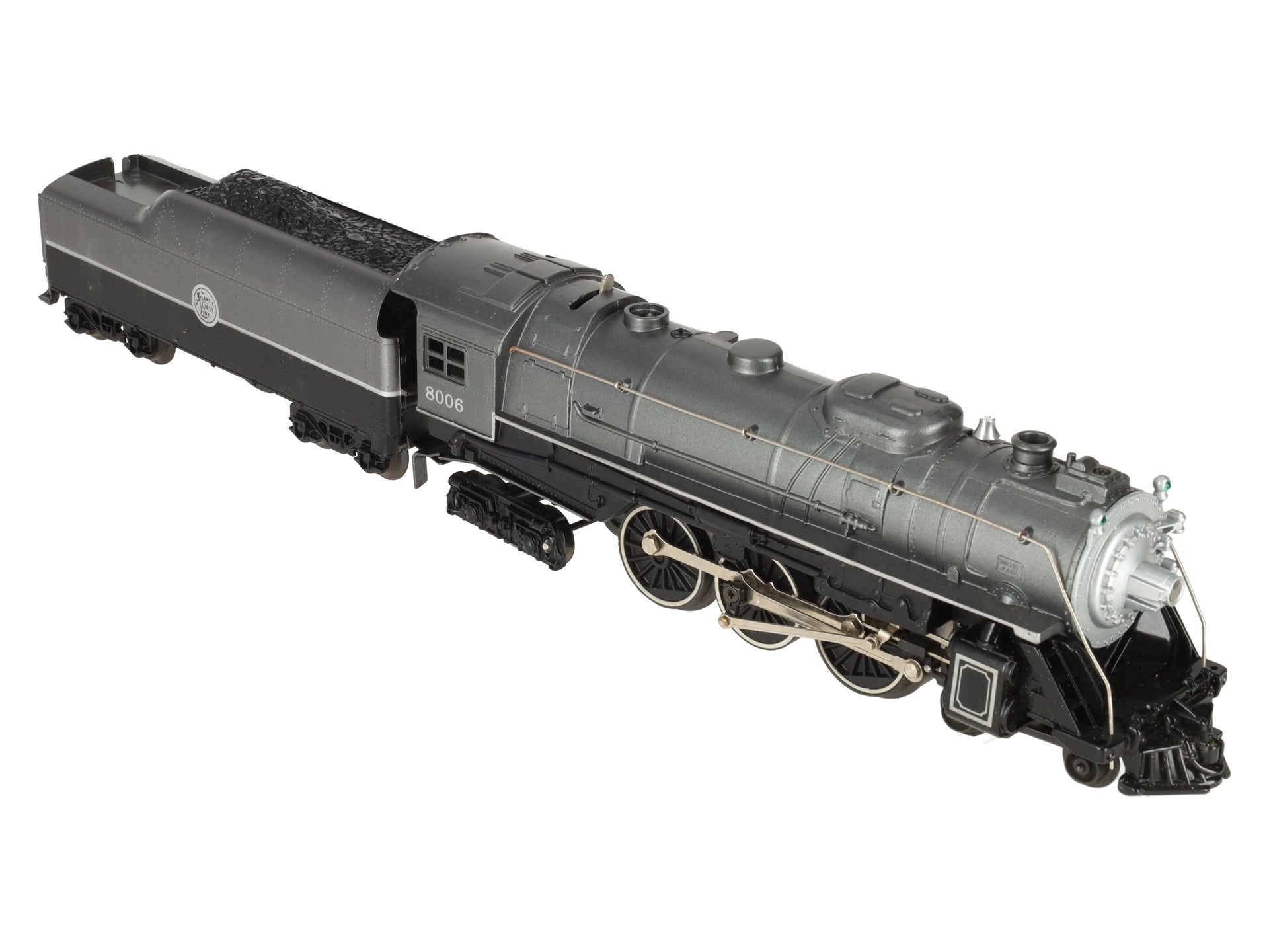 Lionel 6-8006 O Atlantic Coast Line 4-6-4 Steam Locomotive w/Tender EX