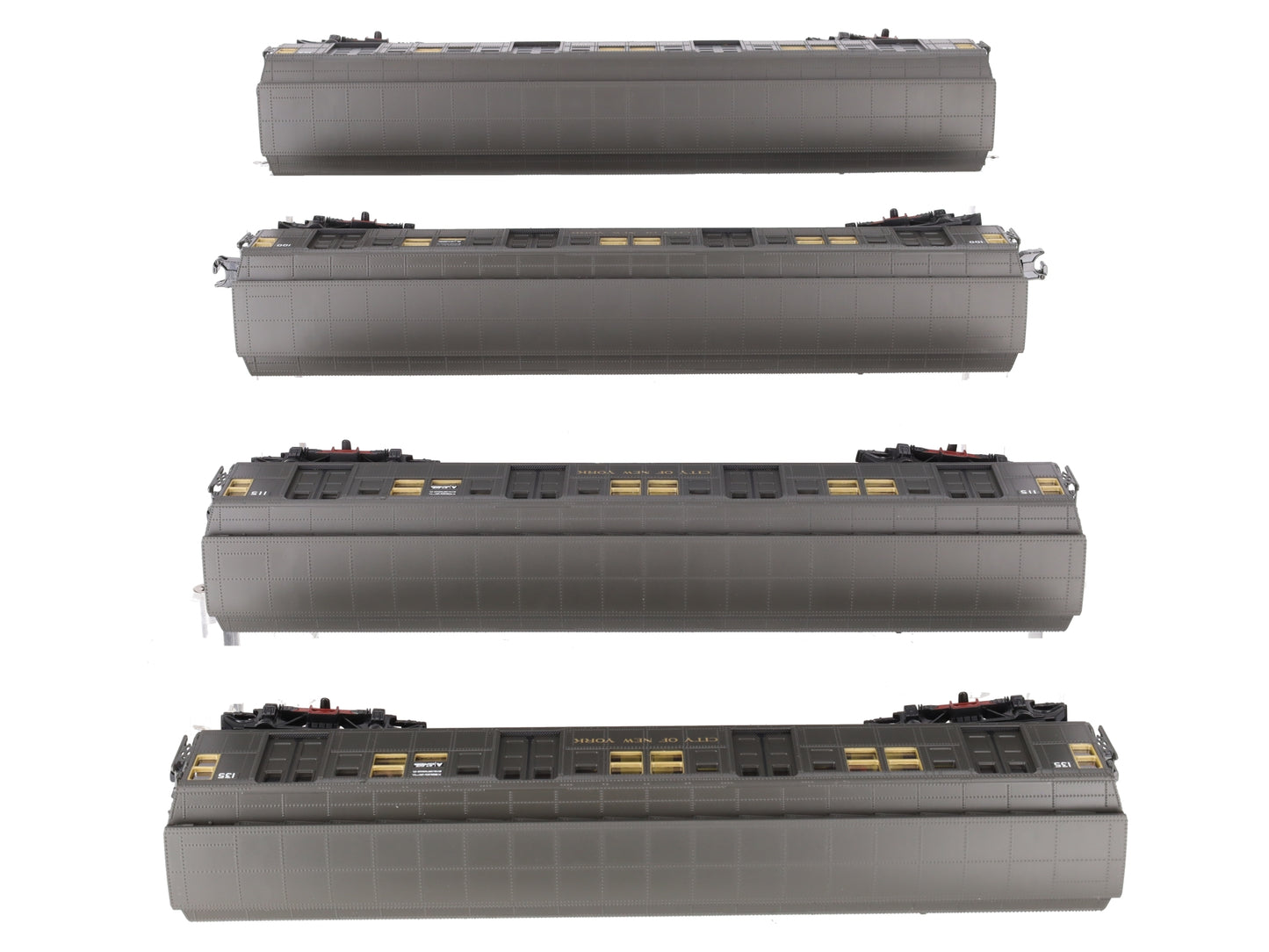 MTH 20-2554-1 O Premier R-1 Subway Passenger Set w/Proto-Sound 2.0 (Set of 4) EX/Box