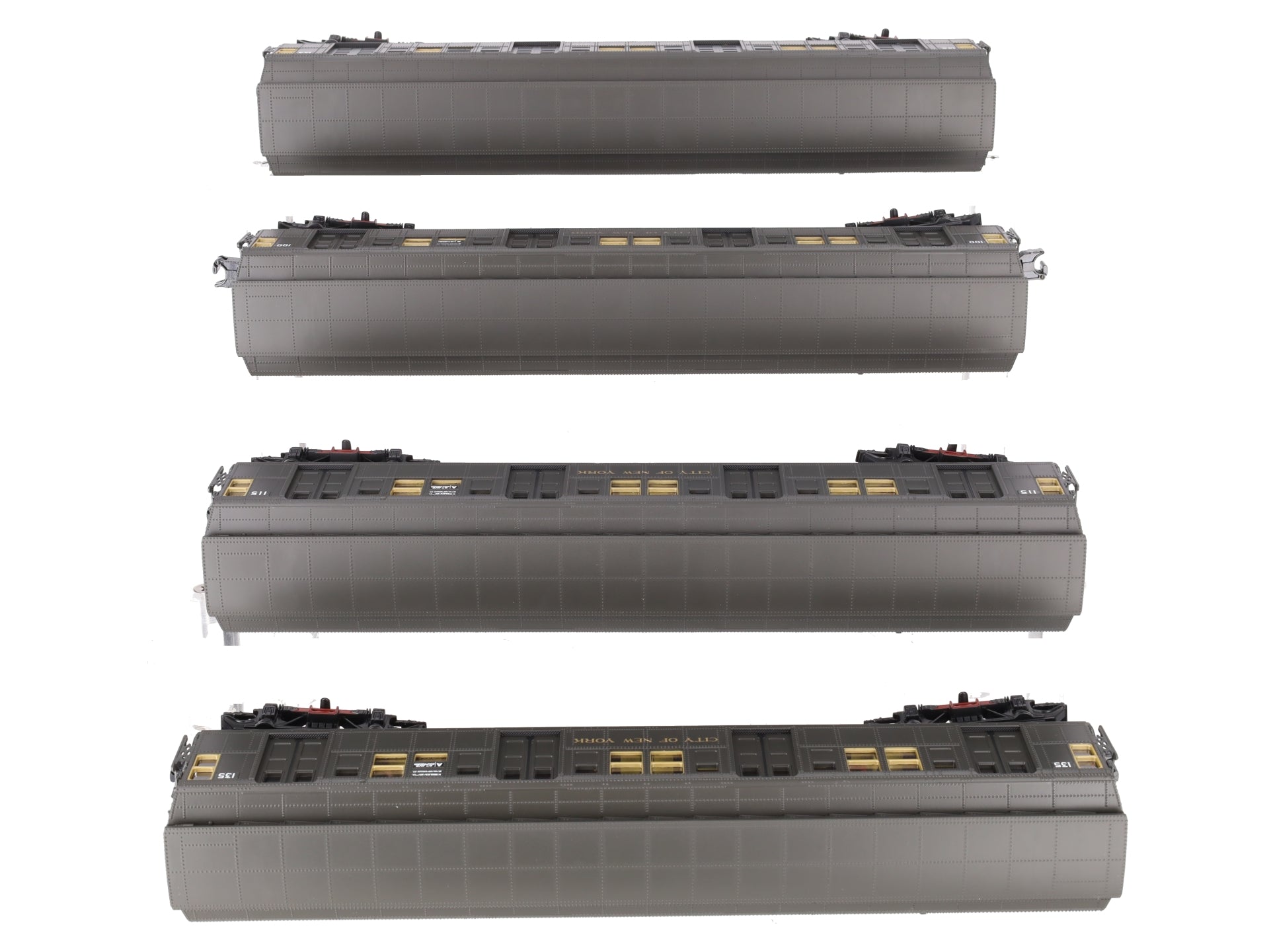MTH 20-2554-1 O Premier R-1 Subway Passenger Set w/Proto-Sound 2.0 (Set of 4) EX/Box