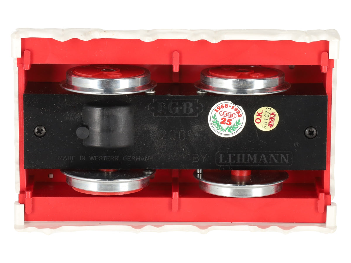 LGB 21010 G Scale Santa Claus Operating Hand Car VG/Box