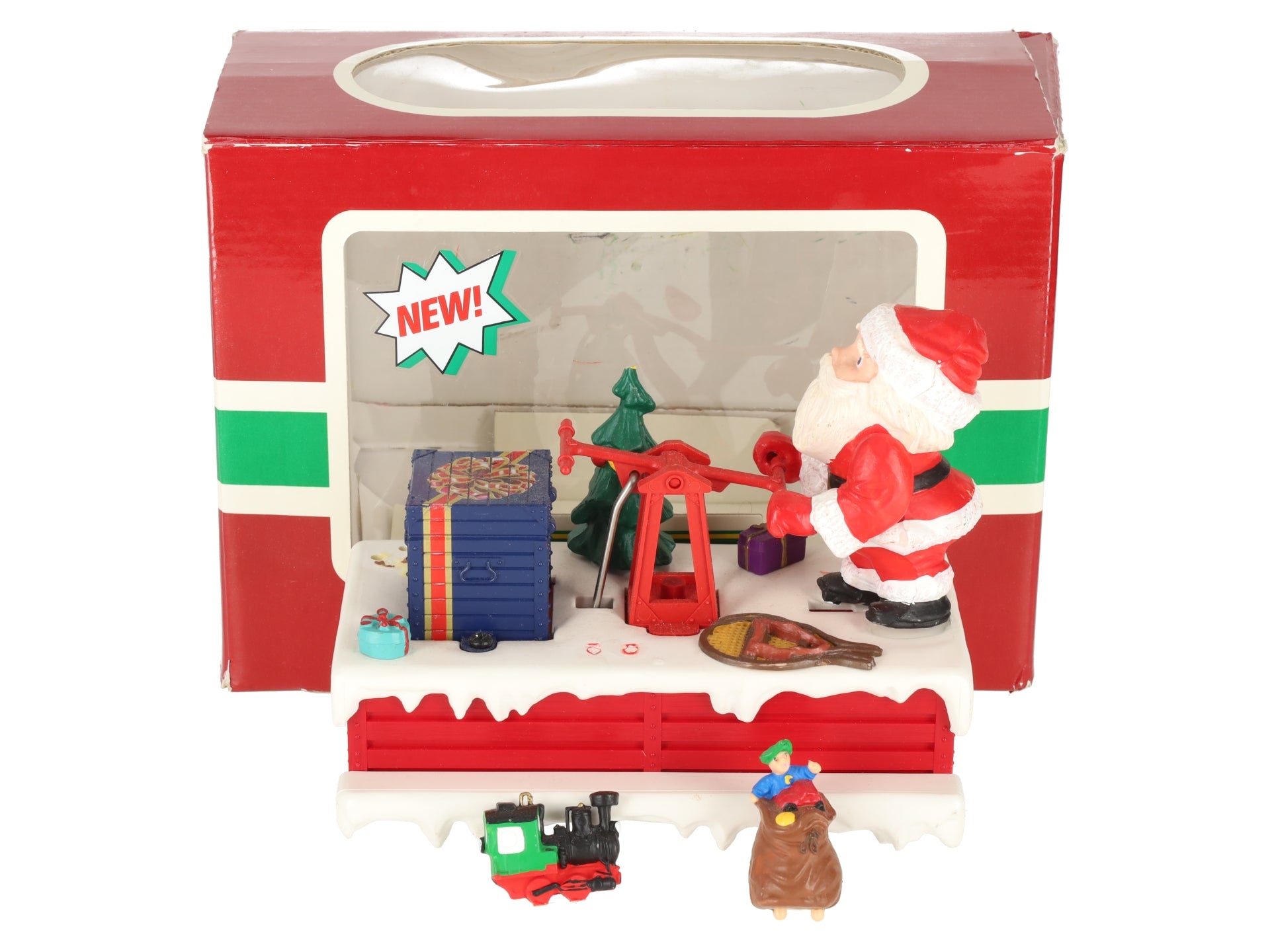 LGB 21010 G Scale Santa Claus Operating Hand Car VG/Box