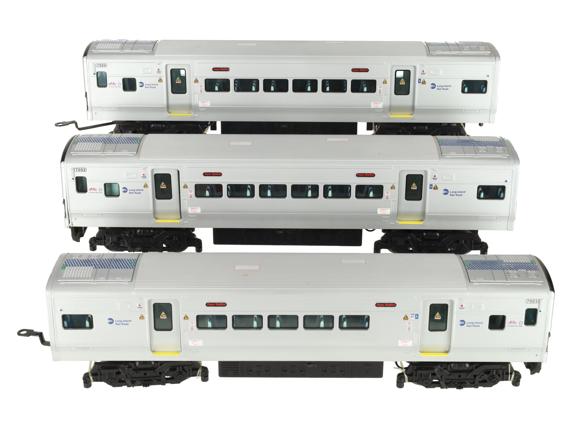 Lionel 6-30114 O Gauge Long Island Railroad M7 Anniversary Commuter Train Set EX