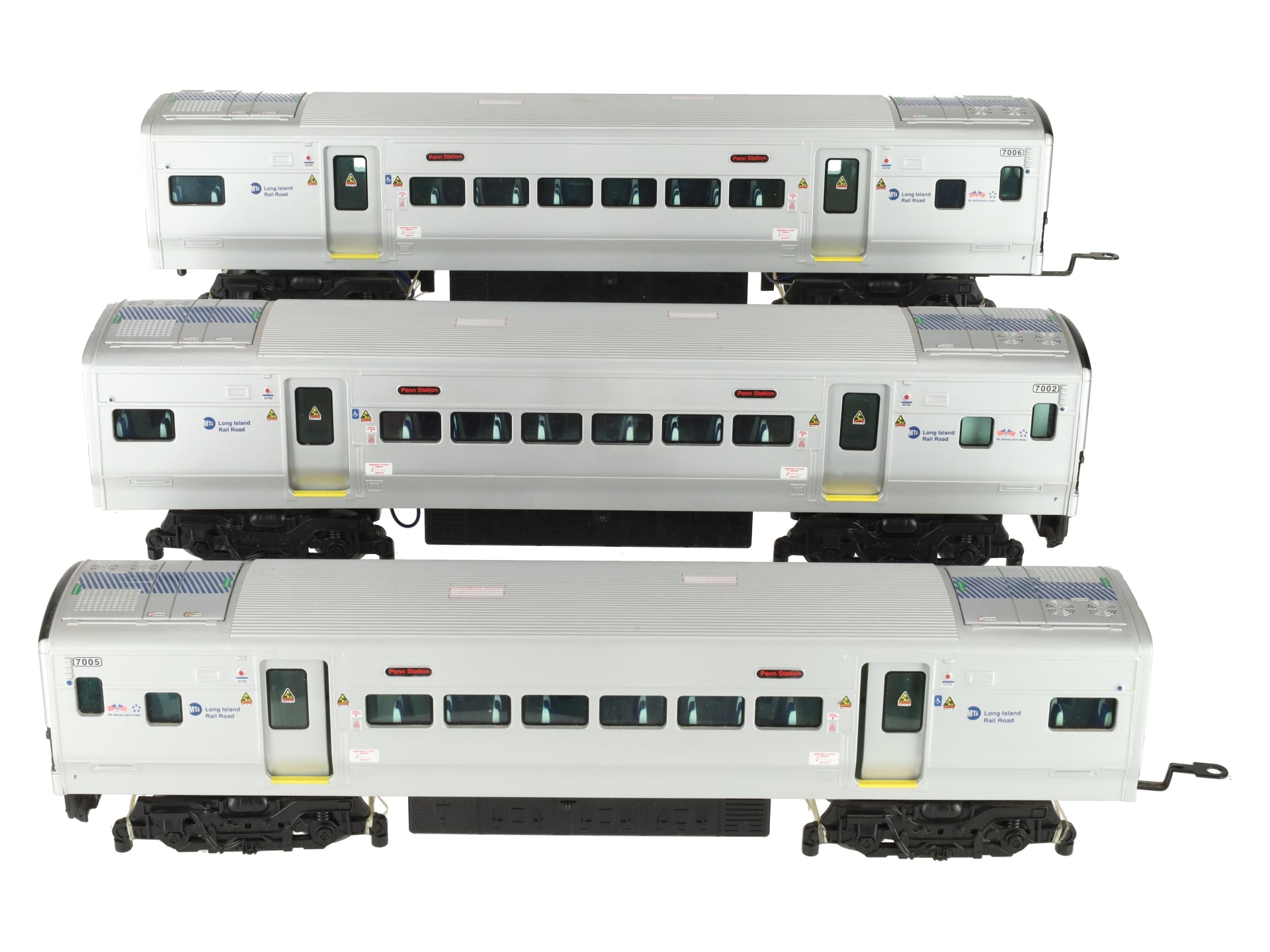 Lionel 6-30114 O Gauge Long Island Railroad M7 Anniversary Commuter Train Set EX