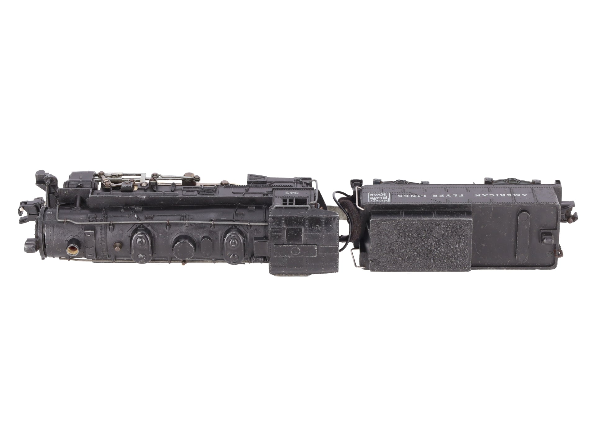American Flyer 343 Vintage S Gauge Nickel Plate Road 0-8-0 Steam Switcher VG