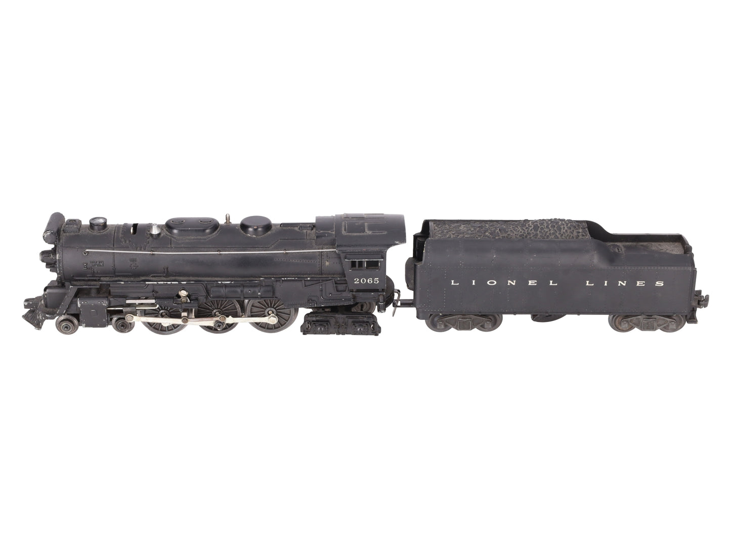 Lionel 2065 Vintage O 4-6-4 Small Hudson Steam Locomotive & 2046W Tender VG