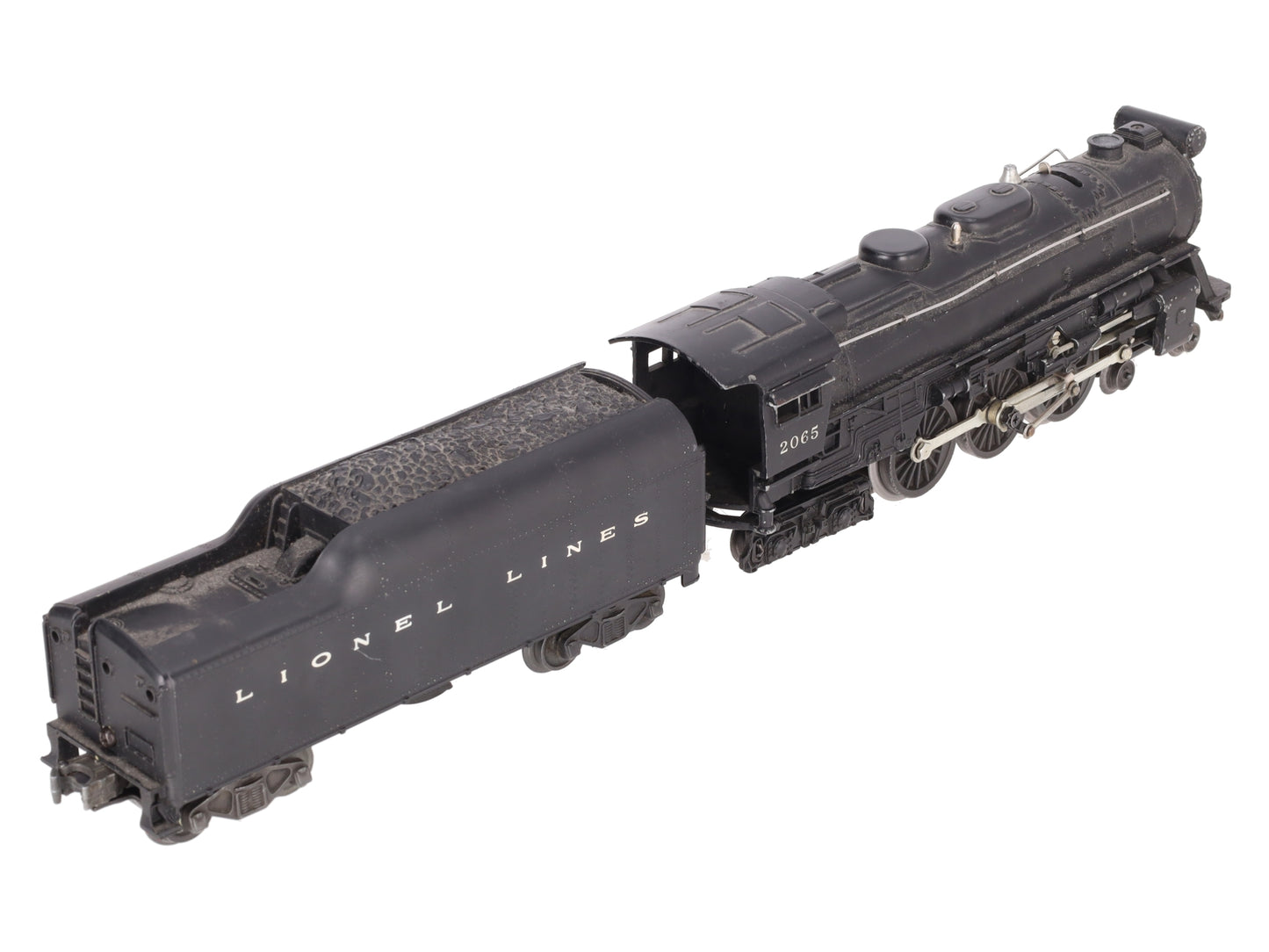 Lionel 2065 Vintage O 4-6-4 Small Hudson Steam Locomotive & 2046W Tender VG