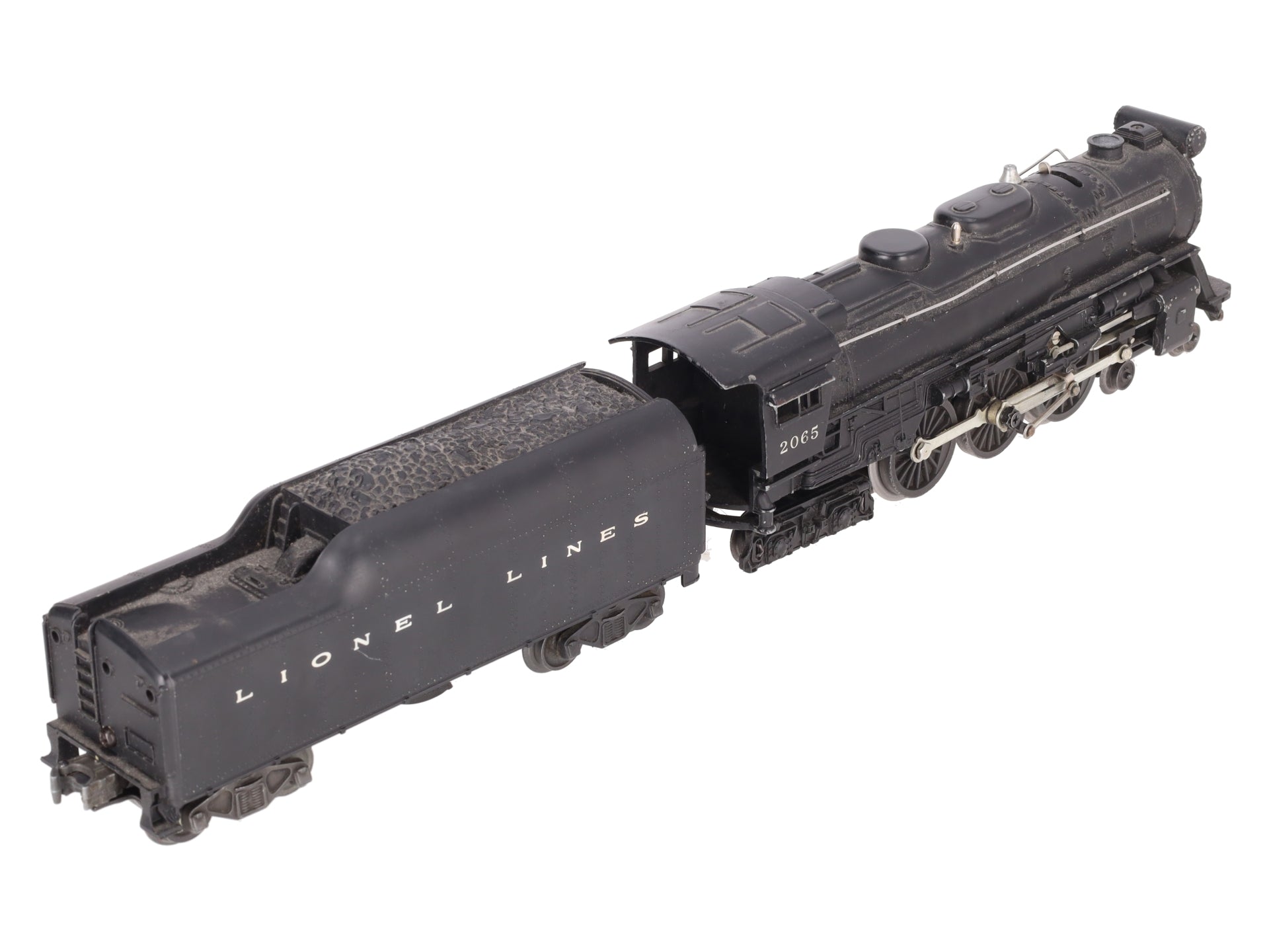 Lionel 2065 Vintage O 4-6-4 Small Hudson Steam Locomotive & 2046W Tender VG
