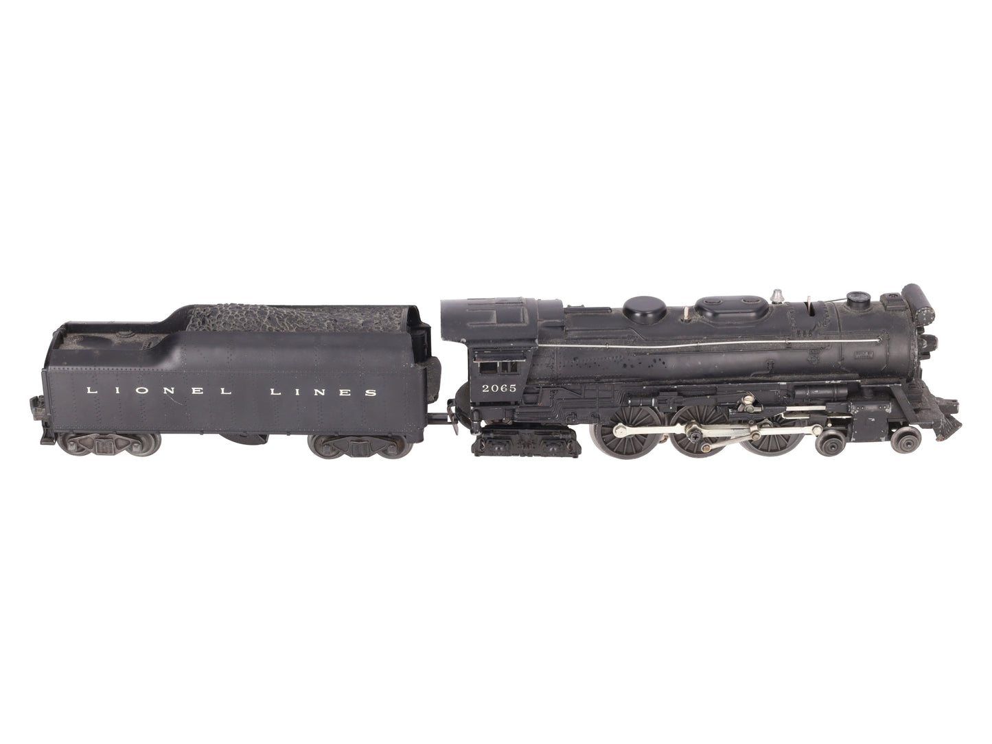 Lionel 2065 Vintage O 4-6-4 Small Hudson Steam Locomotive & 2046W Tender VG
