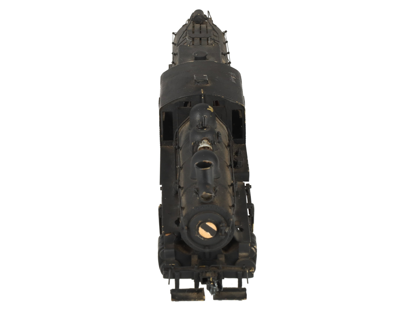 O 2-Rail BRASS 0-6-0 Steam Locomotive & Tender - Painted