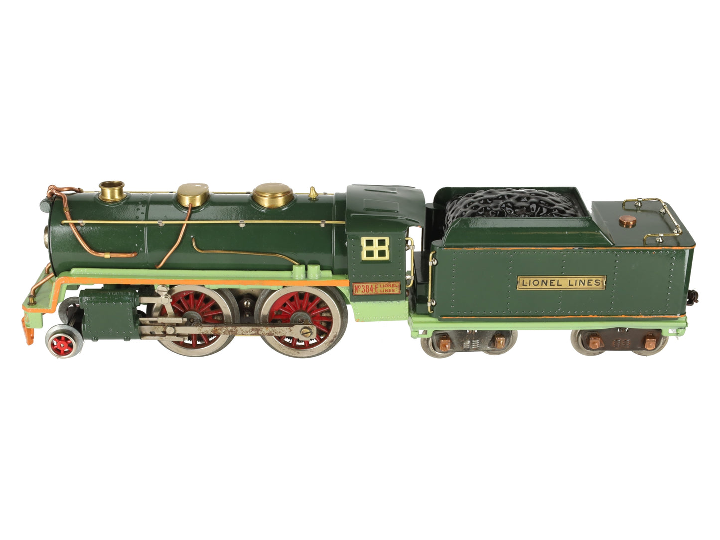 Lionel 384E Vintage Standard Gauge Custom 2-4-0 Steam Locomotive w/ Tender