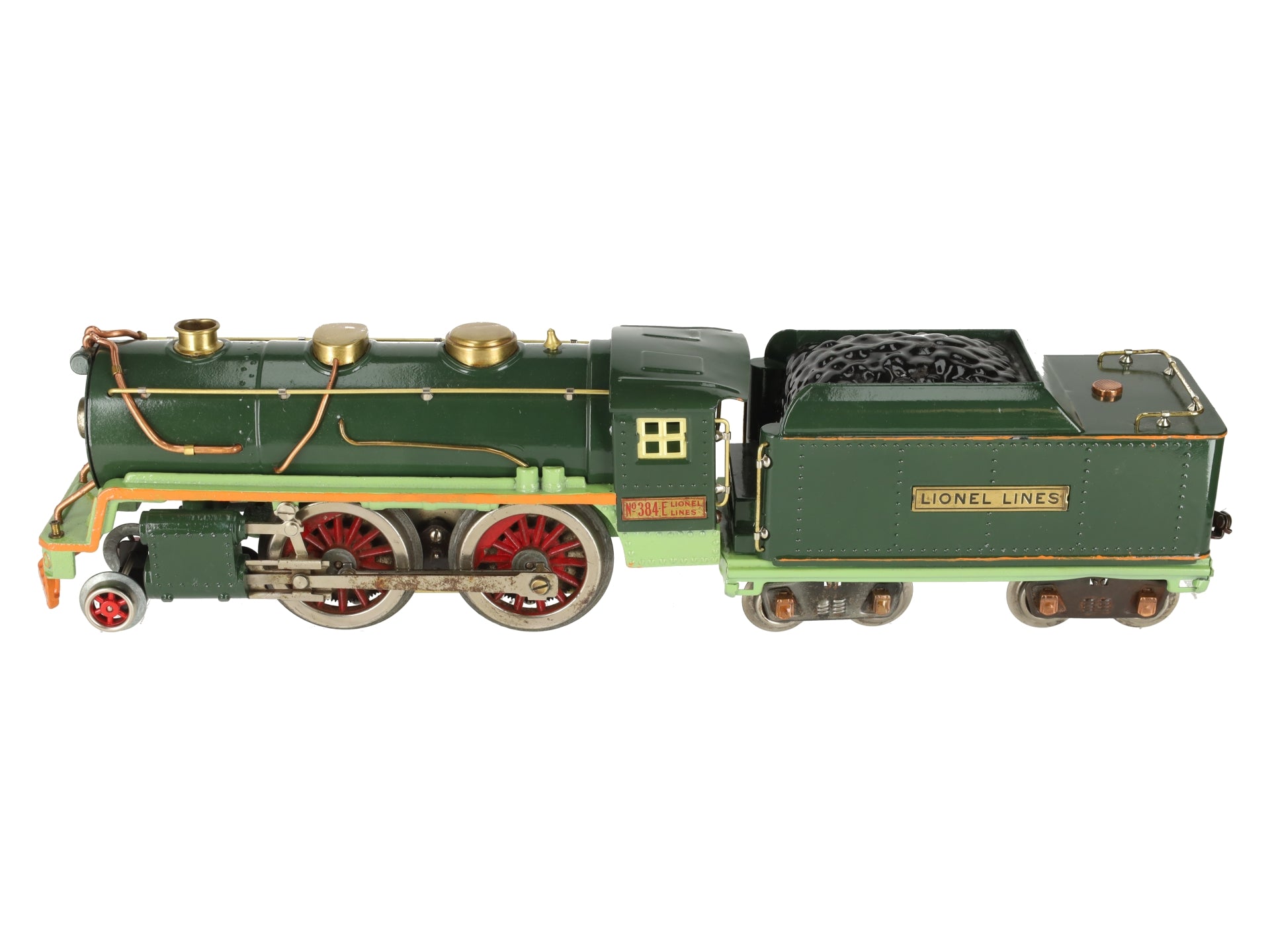 Lionel 384E Vintage Standard Gauge Custom 2-4-0 Steam Locomotive w/ Tender