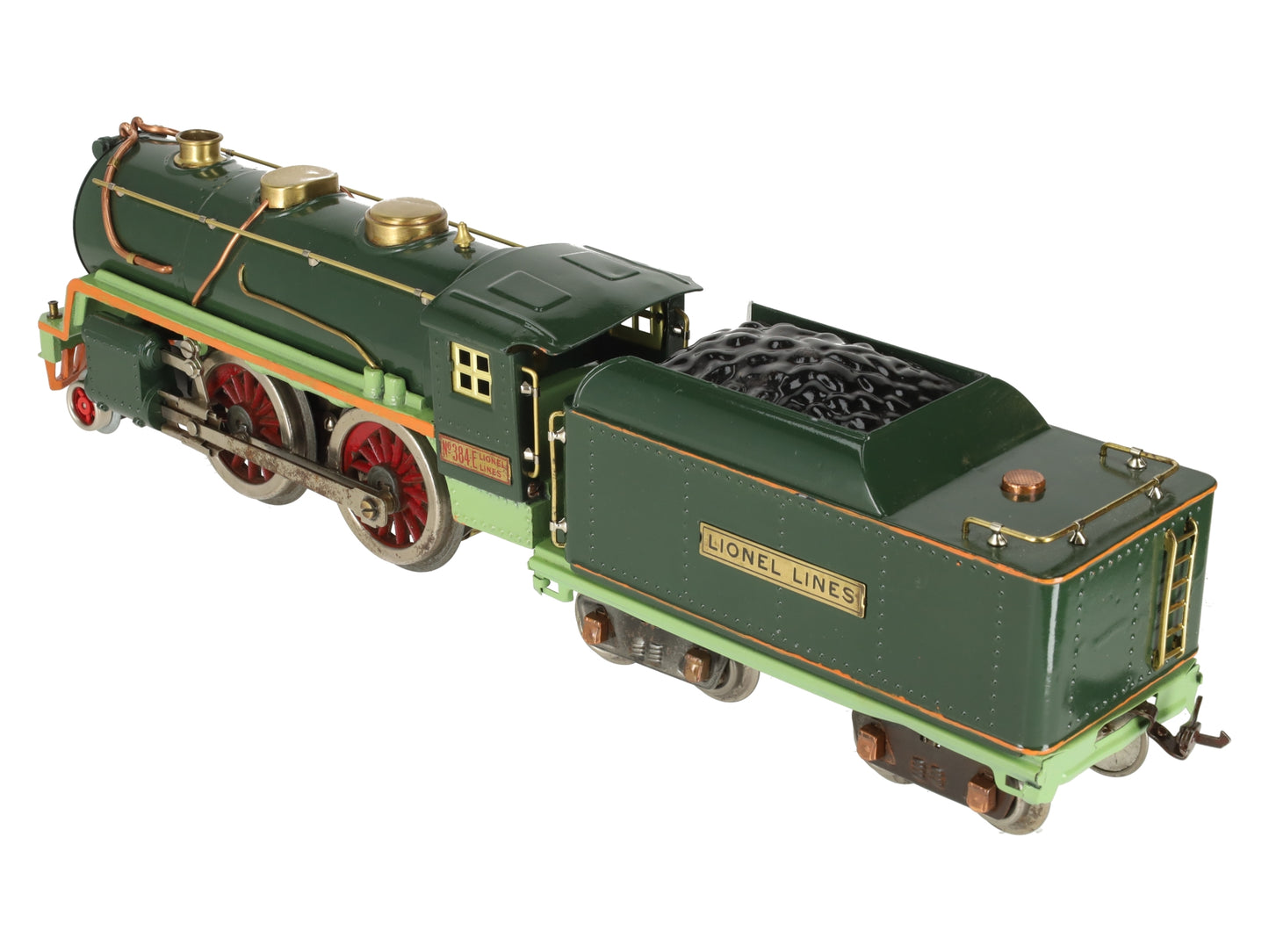 Lionel 384E Vintage Standard Gauge Custom 2-4-0 Steam Locomotive w/ Tender