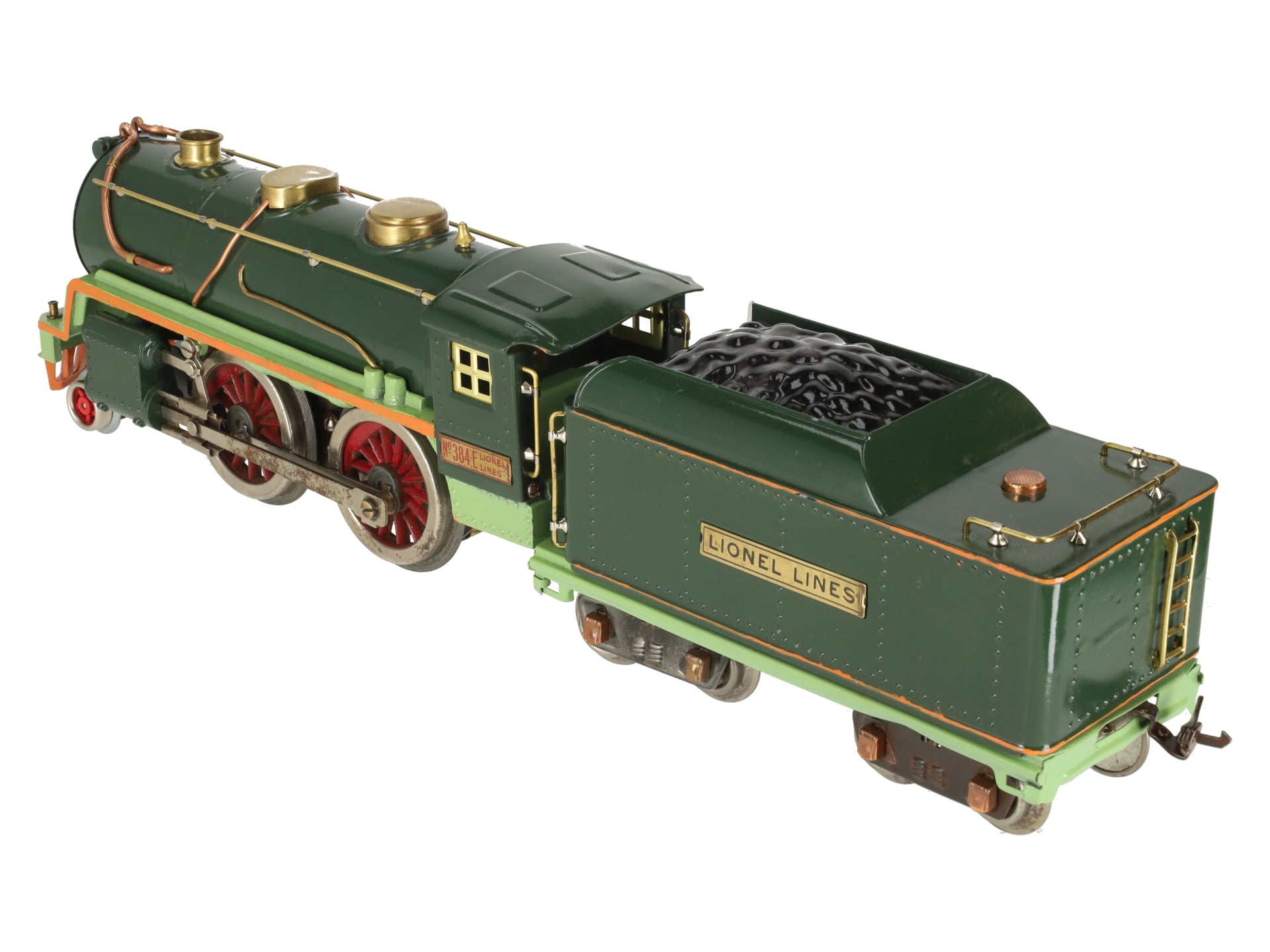 Lionel 384E Vintage Standard Gauge Custom 2-4-0 Steam Locomotive w/ Tender