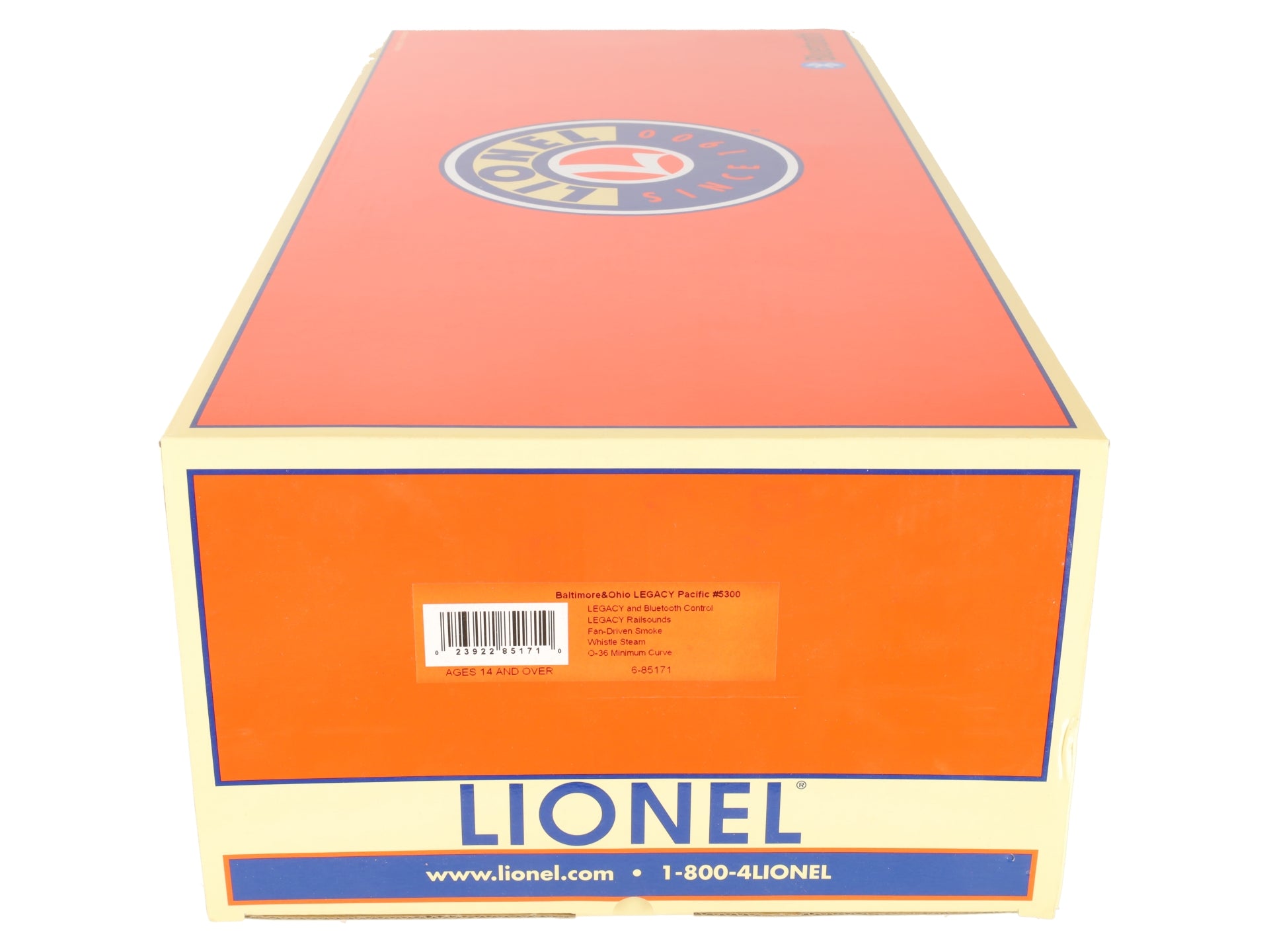 Lionel 6-85171 O Baltimore & Ohio BTO Pacific Steam with Bluetooth #5300 EX/Box