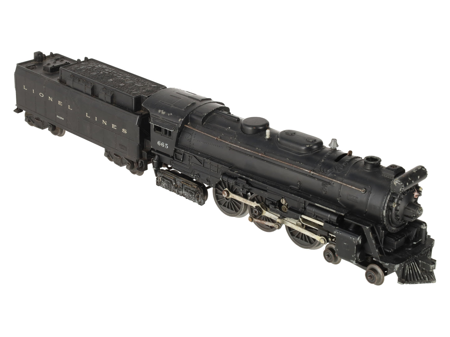 Lionel 665 Vintage O 4-6-4 Steam Locomotive with 6026W Tender VG