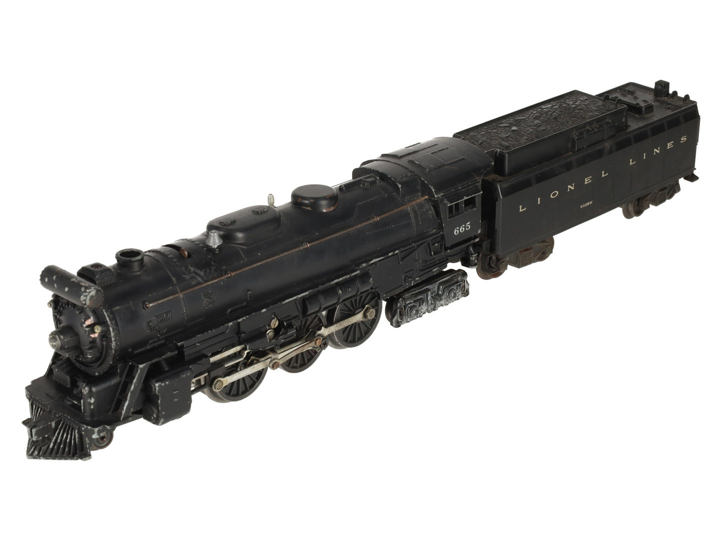 Lionel 665 Vintage O 4-6-4 Steam Locomotive with 6026W Tender VG