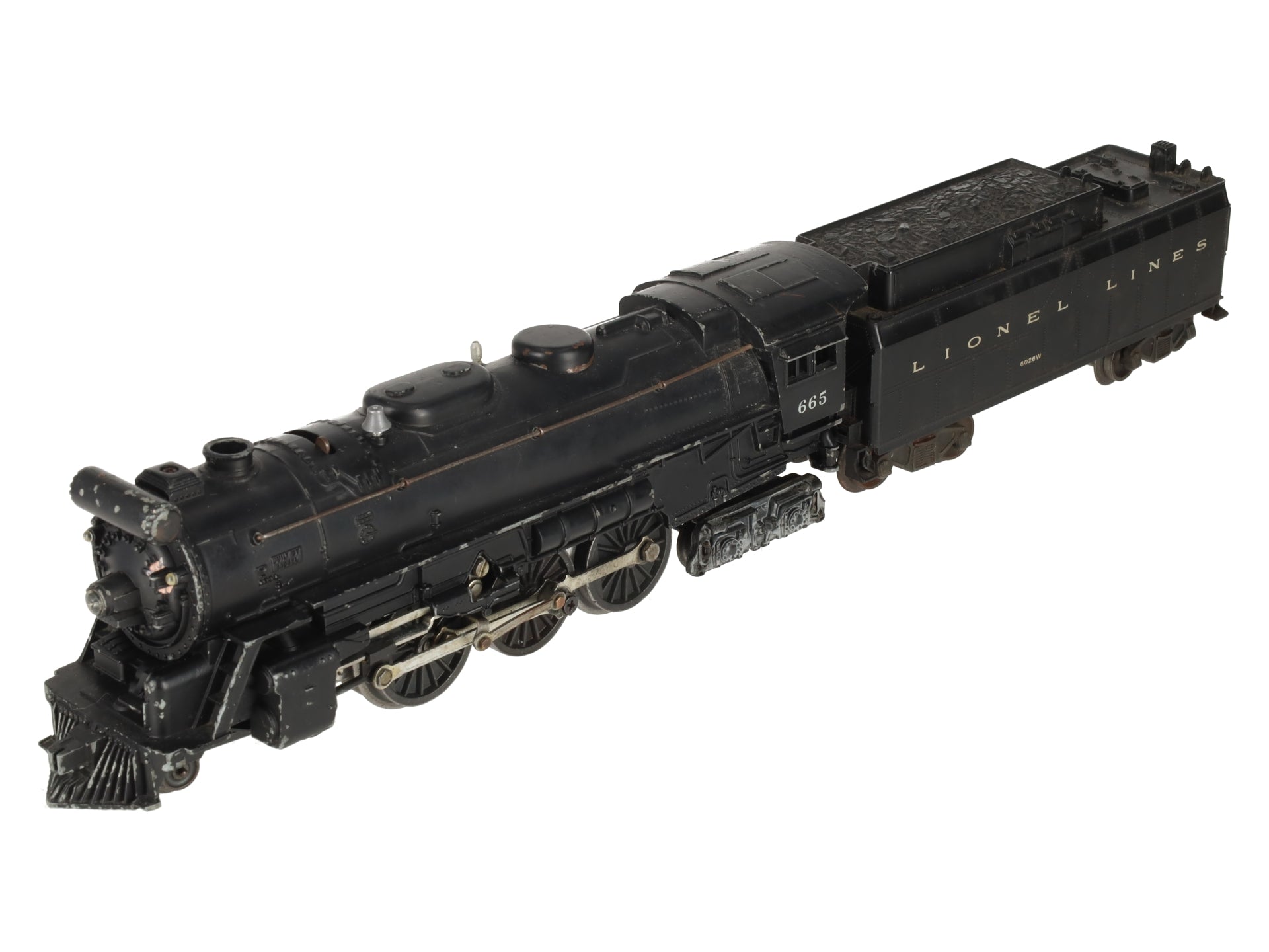 Lionel 665 Vintage O 4-6-4 Steam Locomotive with 6026W Tender VG