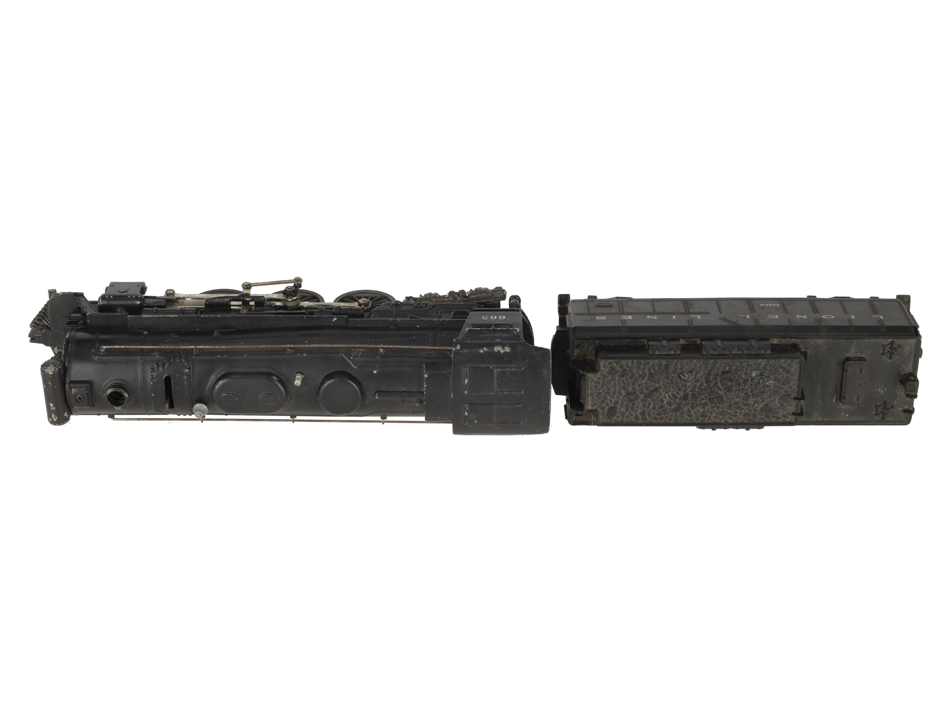 Lionel 665 Vintage O 4-6-4 Steam Locomotive with 6026W Tender VG