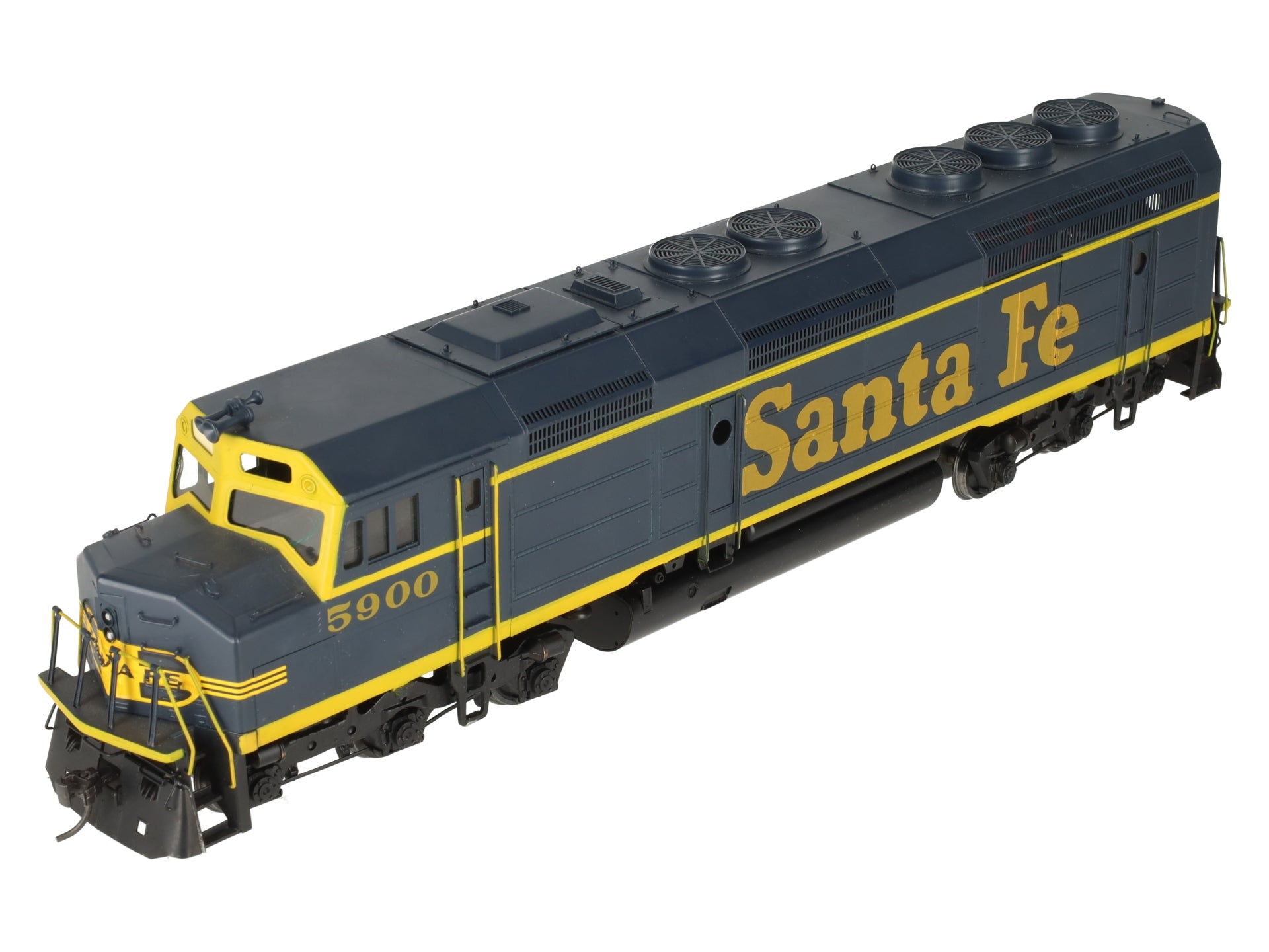 US Hobbies O Scale BRASS Santa Fe EMD F45 Diesel Locomotive #5900 EX