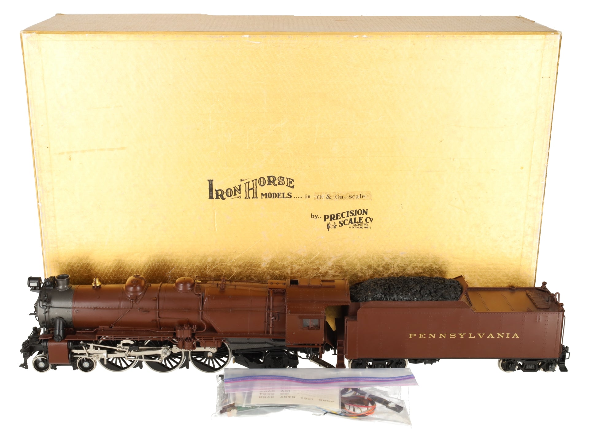 Precision Scale Co. 15136-3 O Brass PRR 4-6-2 Steam Loco & Tender #5418 (2R)- FP EX/Box
