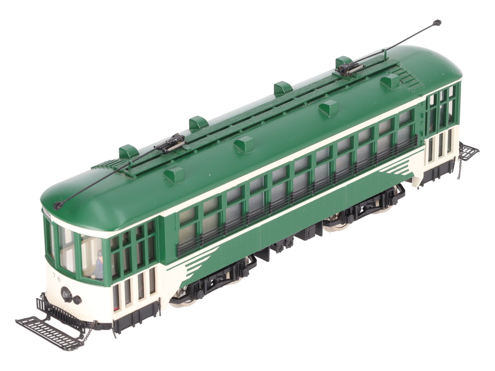 Western Hobbycraft O Scale BRASS San Francisco Powered Trolley #78 EX/Box