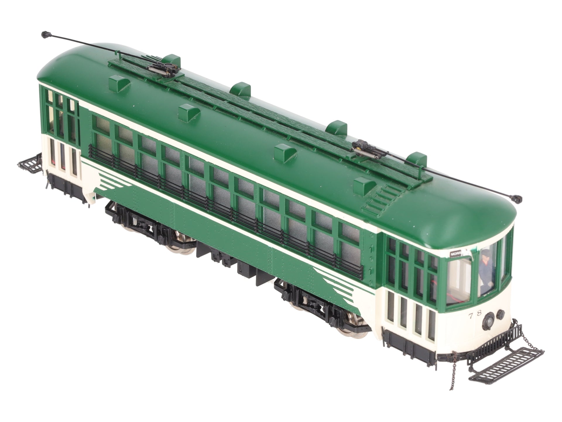 Western Hobbycraft O Scale BRASS San Francisco Powered Trolley #78 EX/Box