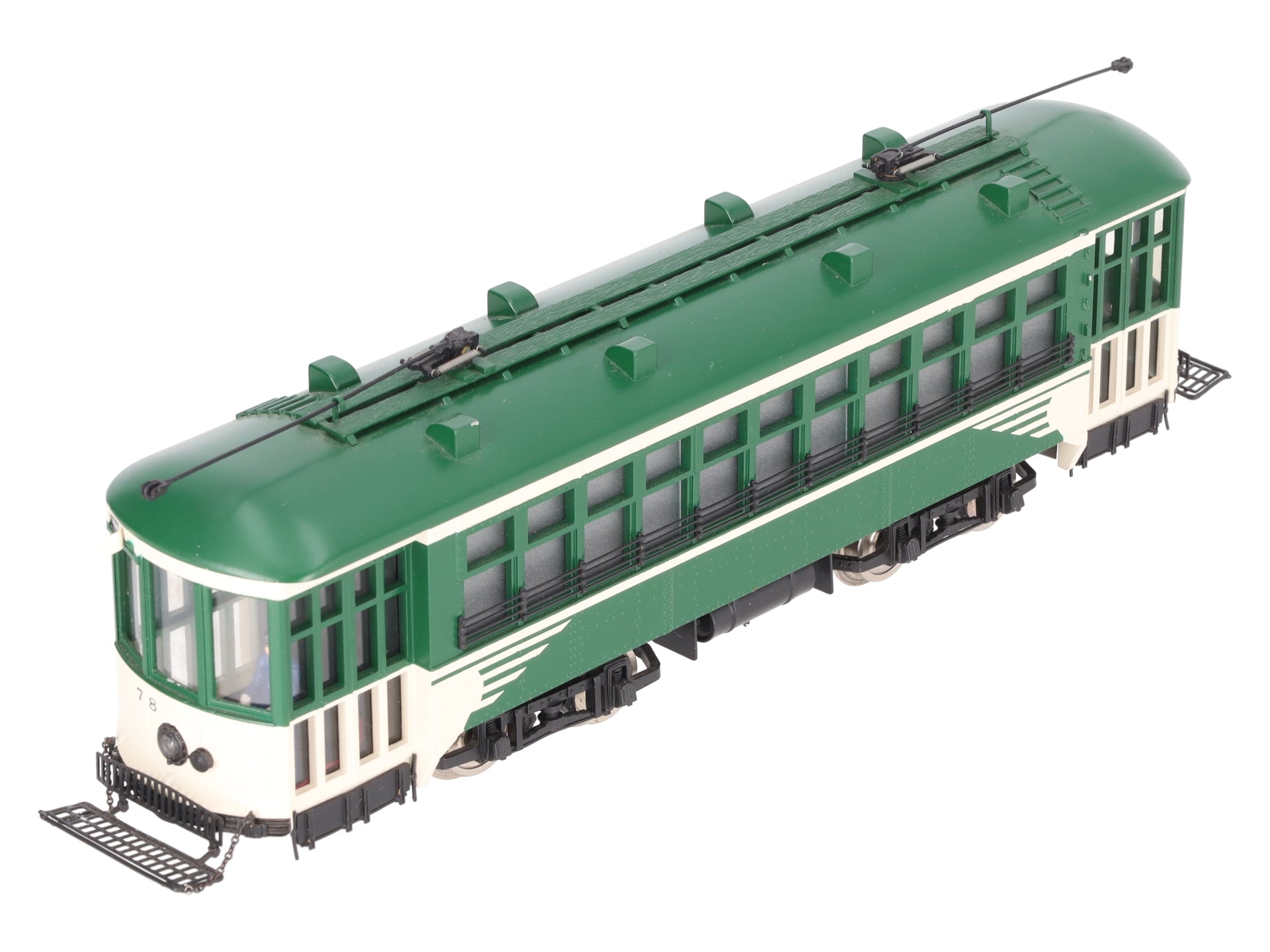 Western Hobbycraft O Scale BRASS San Francisco Powered Trolley #78 EX/Box
