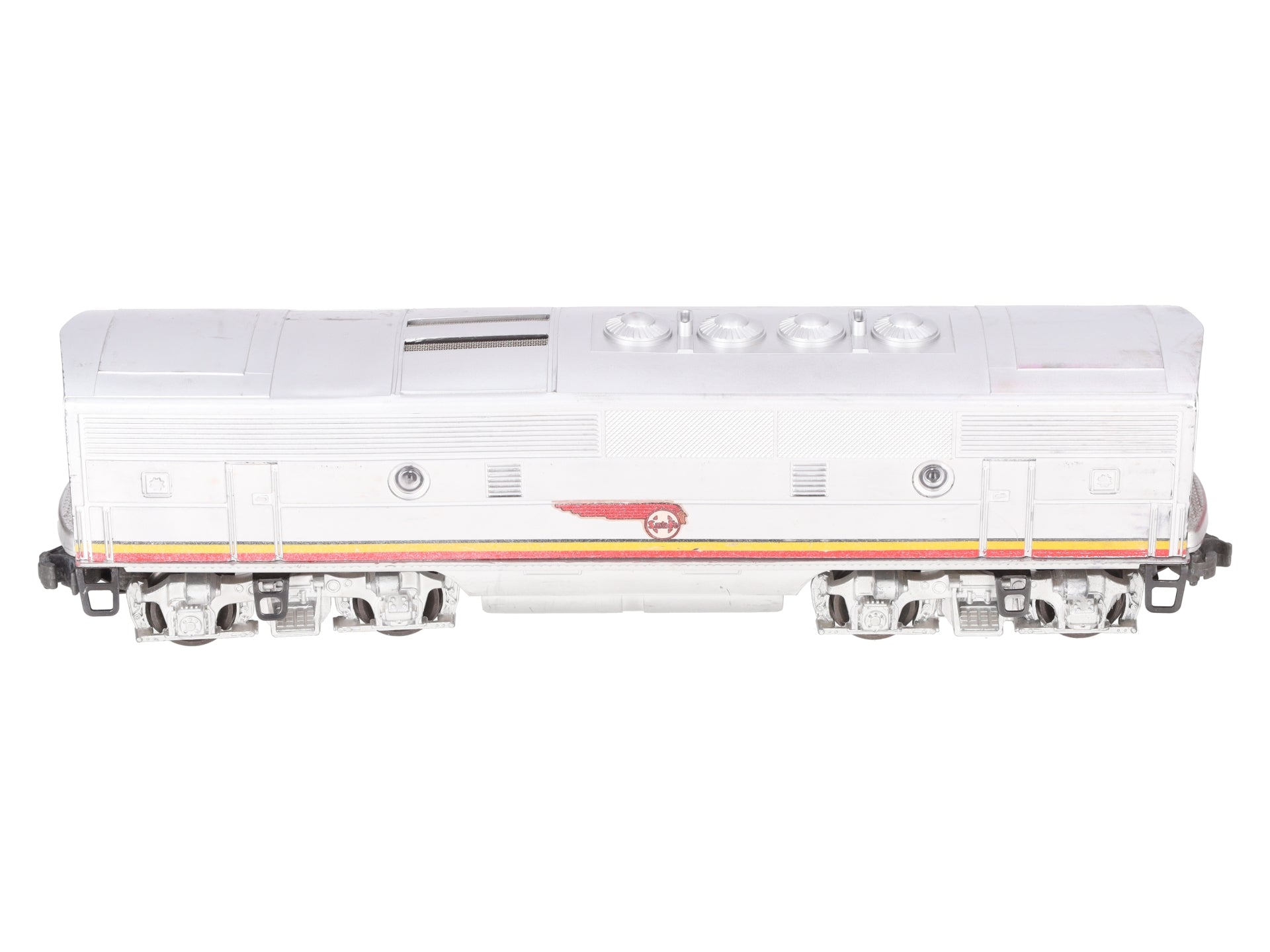 Lionel 2343C Vintage O Santa Fe F-3 Screen Top Non-Pwd. B-Unit Diesel Locomotive VG