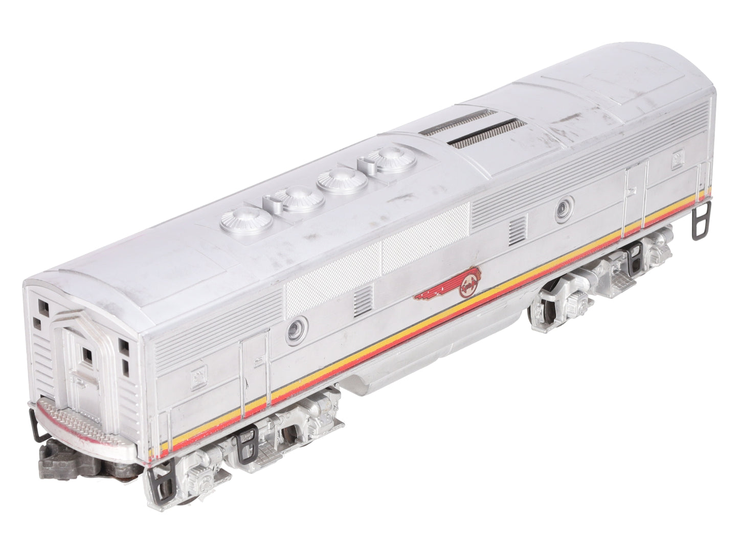 Lionel 2343C Vintage O Santa Fe F-3 Screen Top Non-Pwd. B-Unit Diesel Locomotive VG