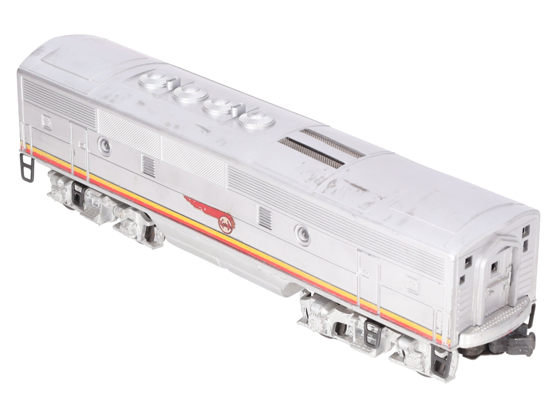 Lionel 2343C Vintage O Santa Fe F-3 Screen Top Non-Pwd. B-Unit Diesel Locomotive VG