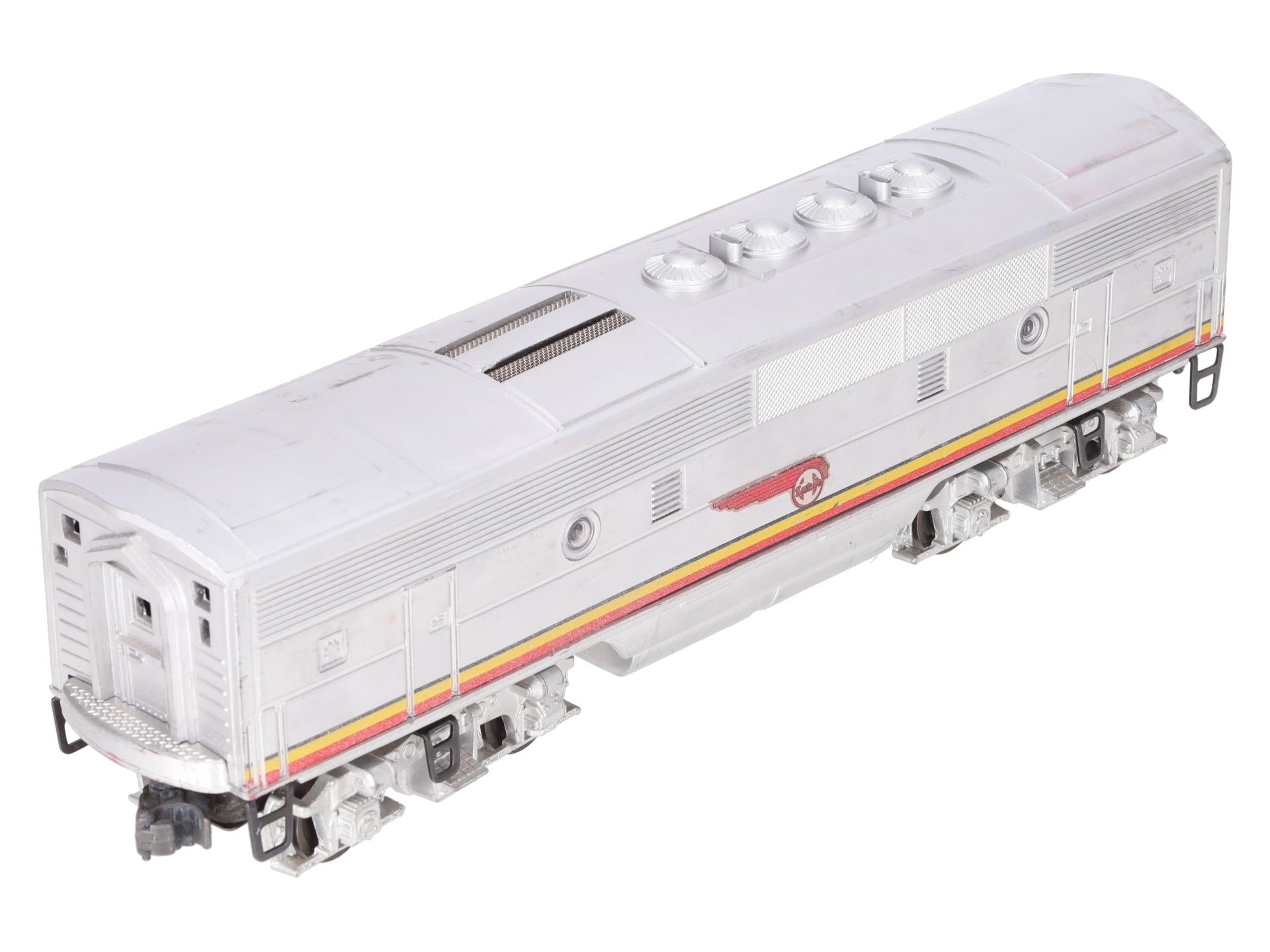 Lionel 2343C Vintage O Santa Fe F-3 Screen Top Non-Pwd. B-Unit Diesel Locomotive VG
