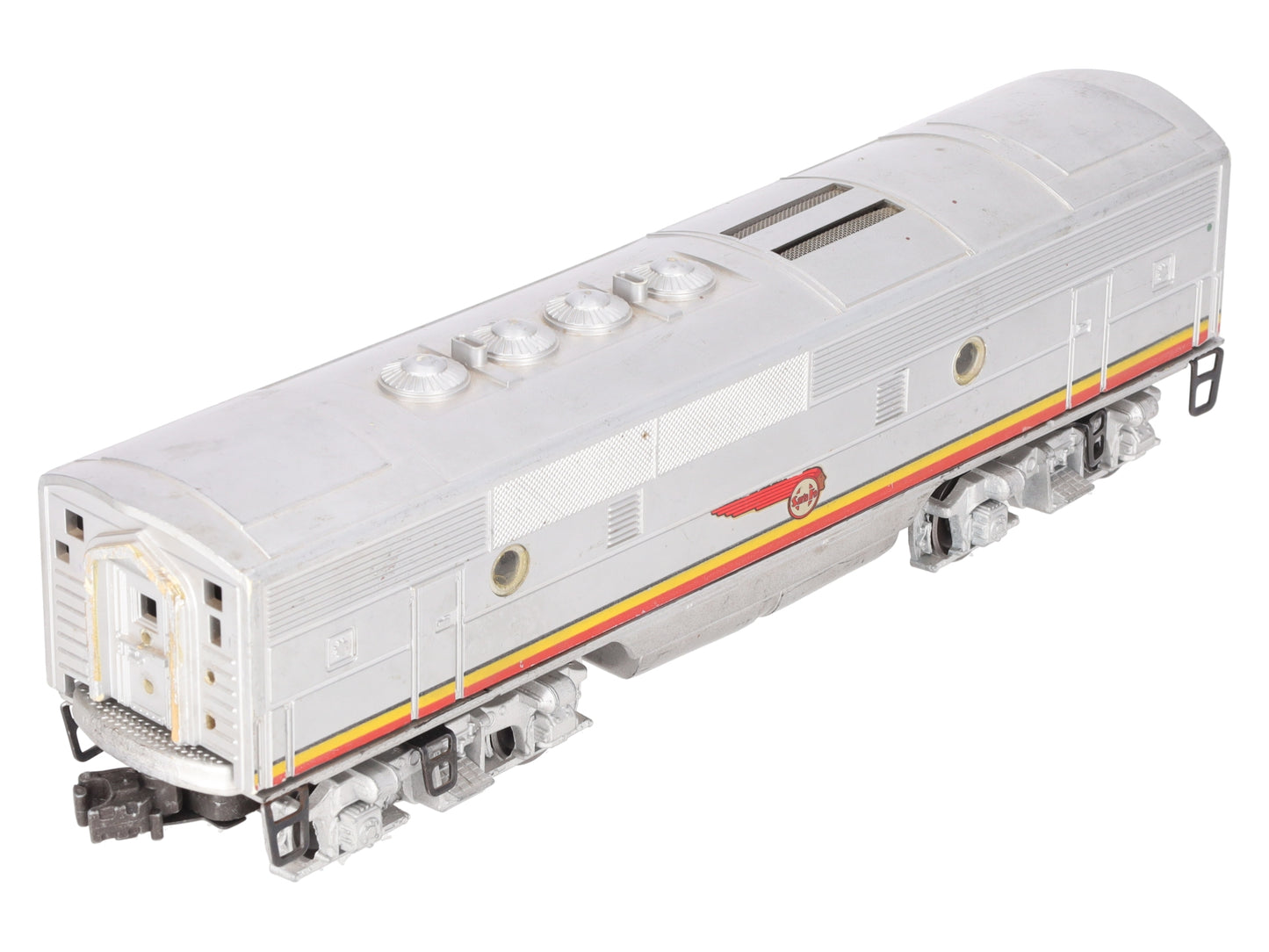 Lionel 2343C Vintage O Santa Fe F-3 Screen Top Non-Pwd. B-Unit Diesel Locomotive VG