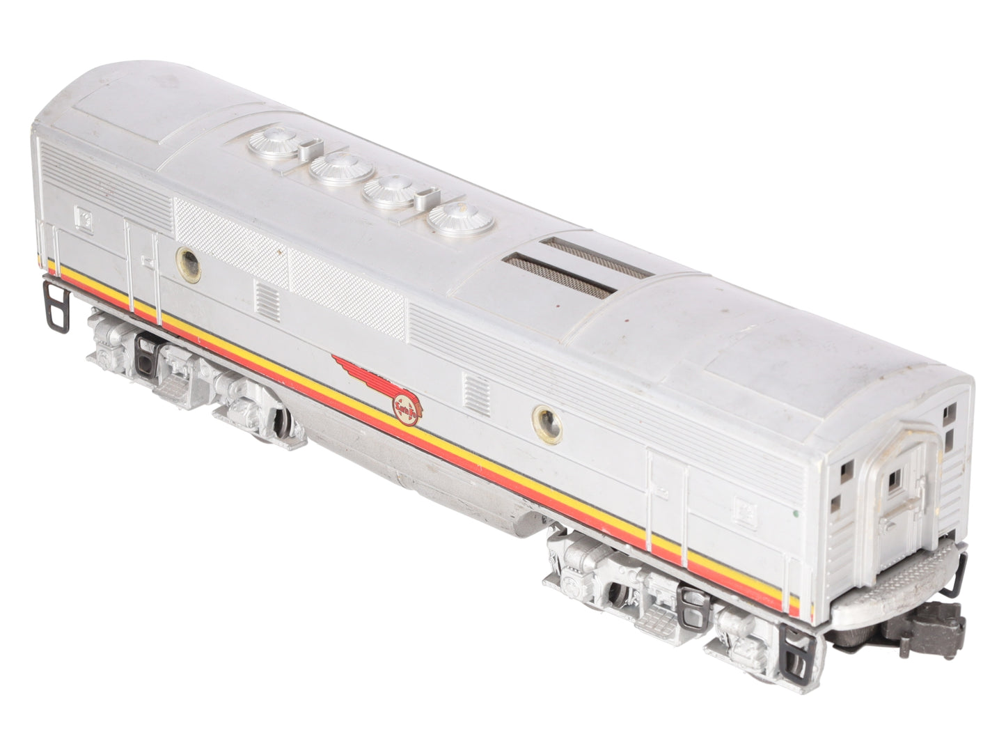 Lionel 2343C Vintage O Santa Fe F-3 Screen Top Non-Pwd. B-Unit Diesel Locomotive VG