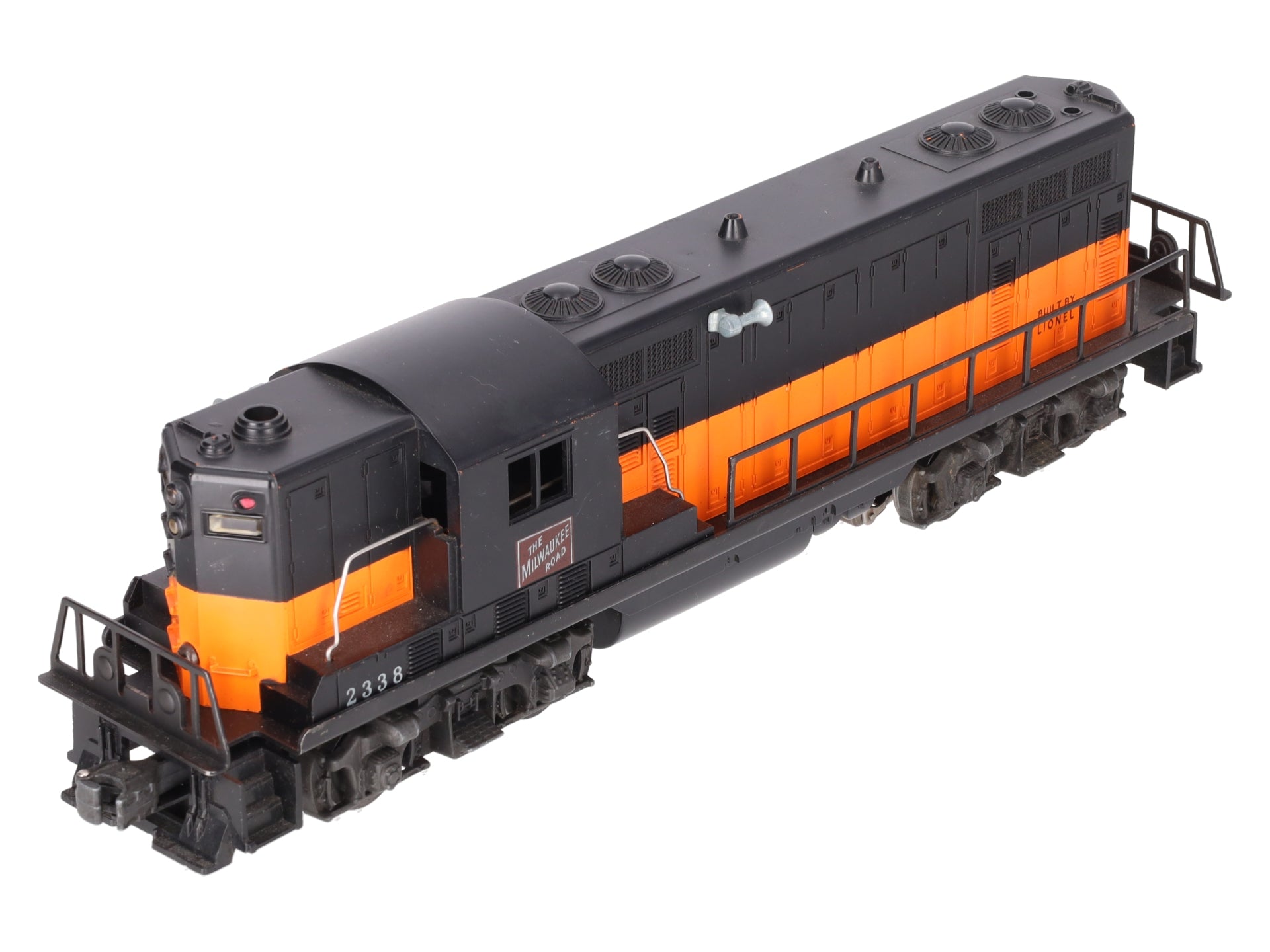 Lionel 2338 Vintage O Gauge Milwaukee Road Powered GP-7 Diesel Locomotive VG