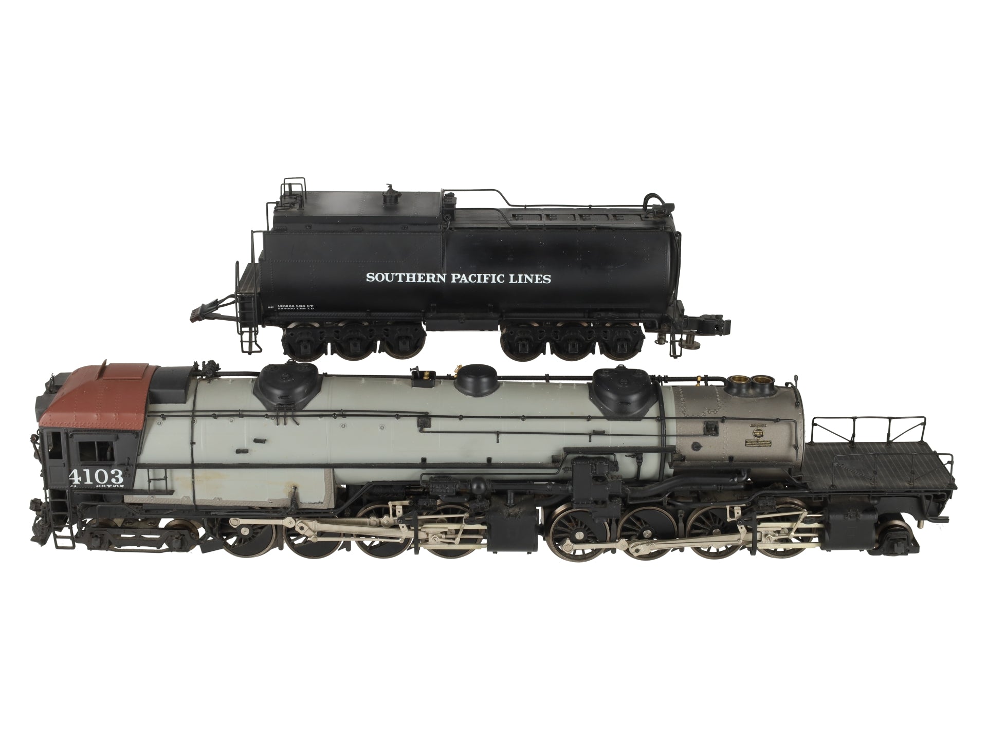 Sunset Models 4103 O BRASS SP 4-8-8-4 Steam Locomotive and Tender EX