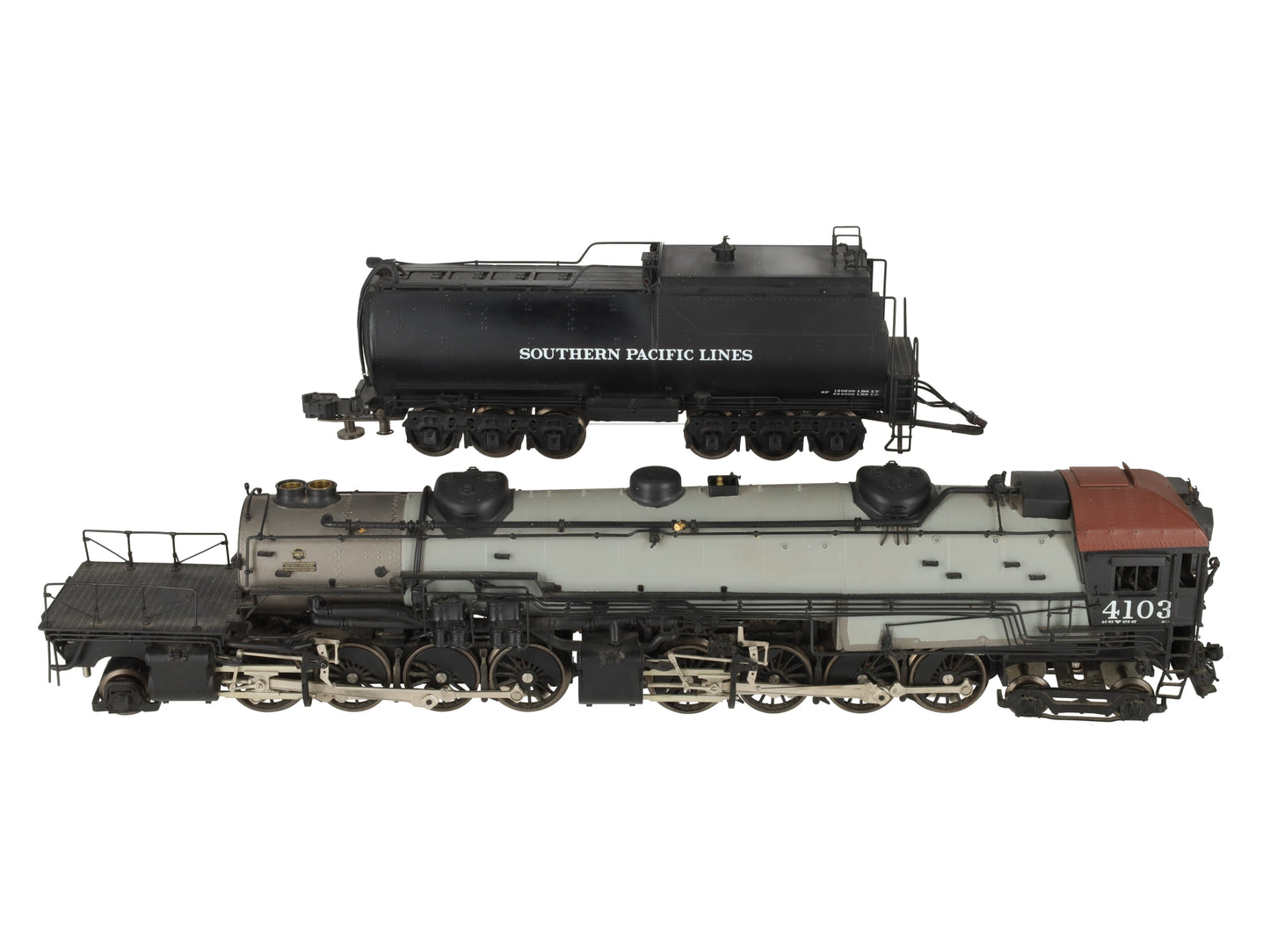 Sunset Models 4103 O BRASS SP 4-8-8-4 Steam Locomotive and Tender EX