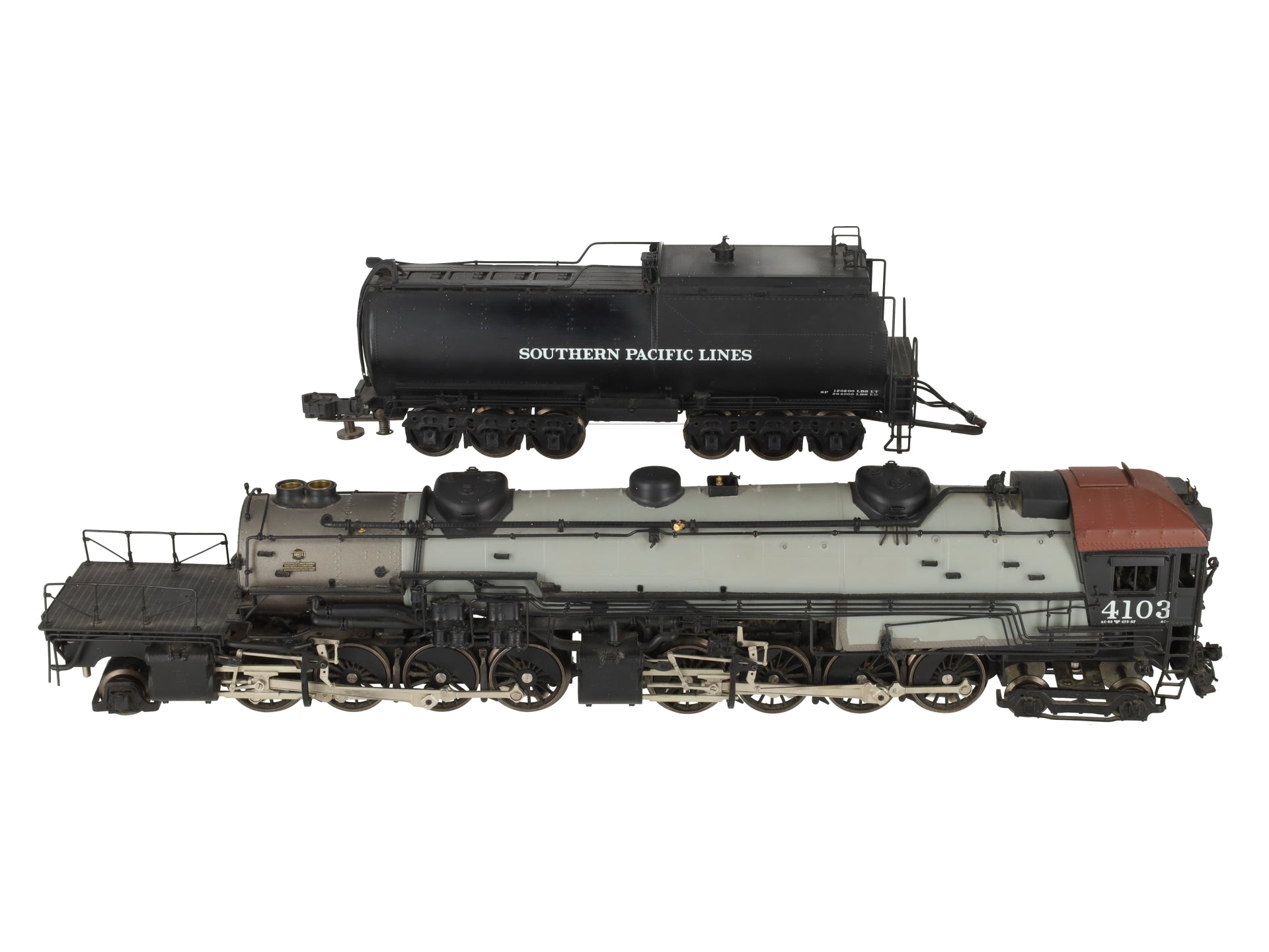 Sunset Models 4103 O BRASS SP 4-8-8-4 Steam Locomotive and Tender EX