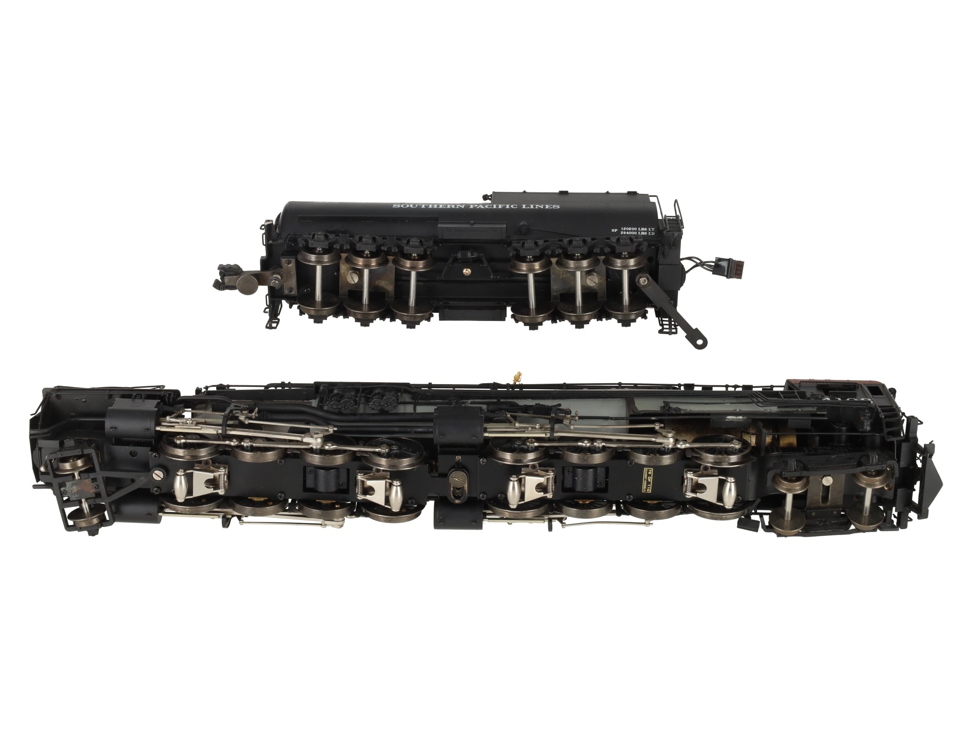 Sunset Models 4103 O BRASS SP 4-8-8-4 Steam Locomotive and Tender EX