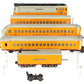 Lionel 250E Vintage O Prewar Hiawatha Steam Locomotive & Passenger Car Set VG