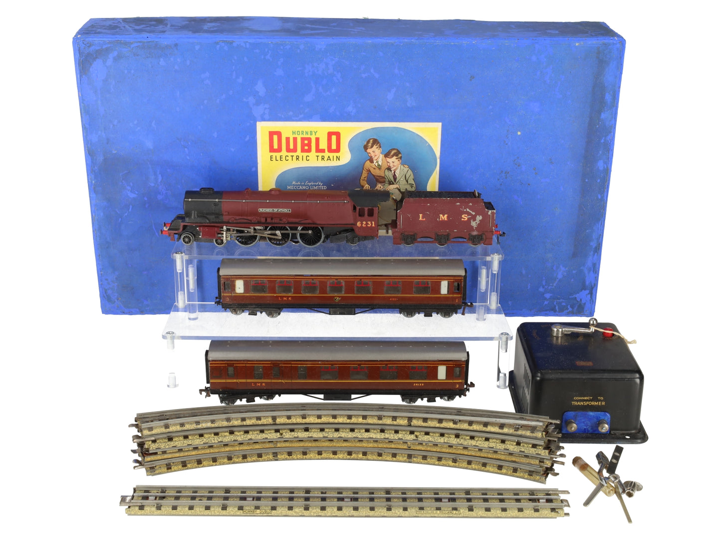 Hornby EDP2 HO LMS 'Duchess of Atholl' Train Set VG/Box