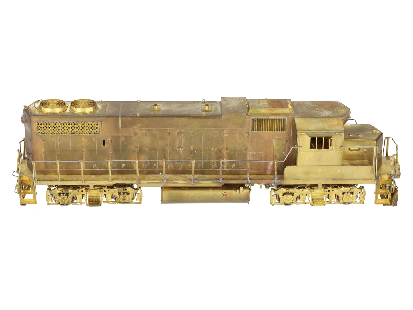 Overland OMI-1754 S Scale GP38-2 BRASS  Low Hood Diesel Locomotive VG/Box