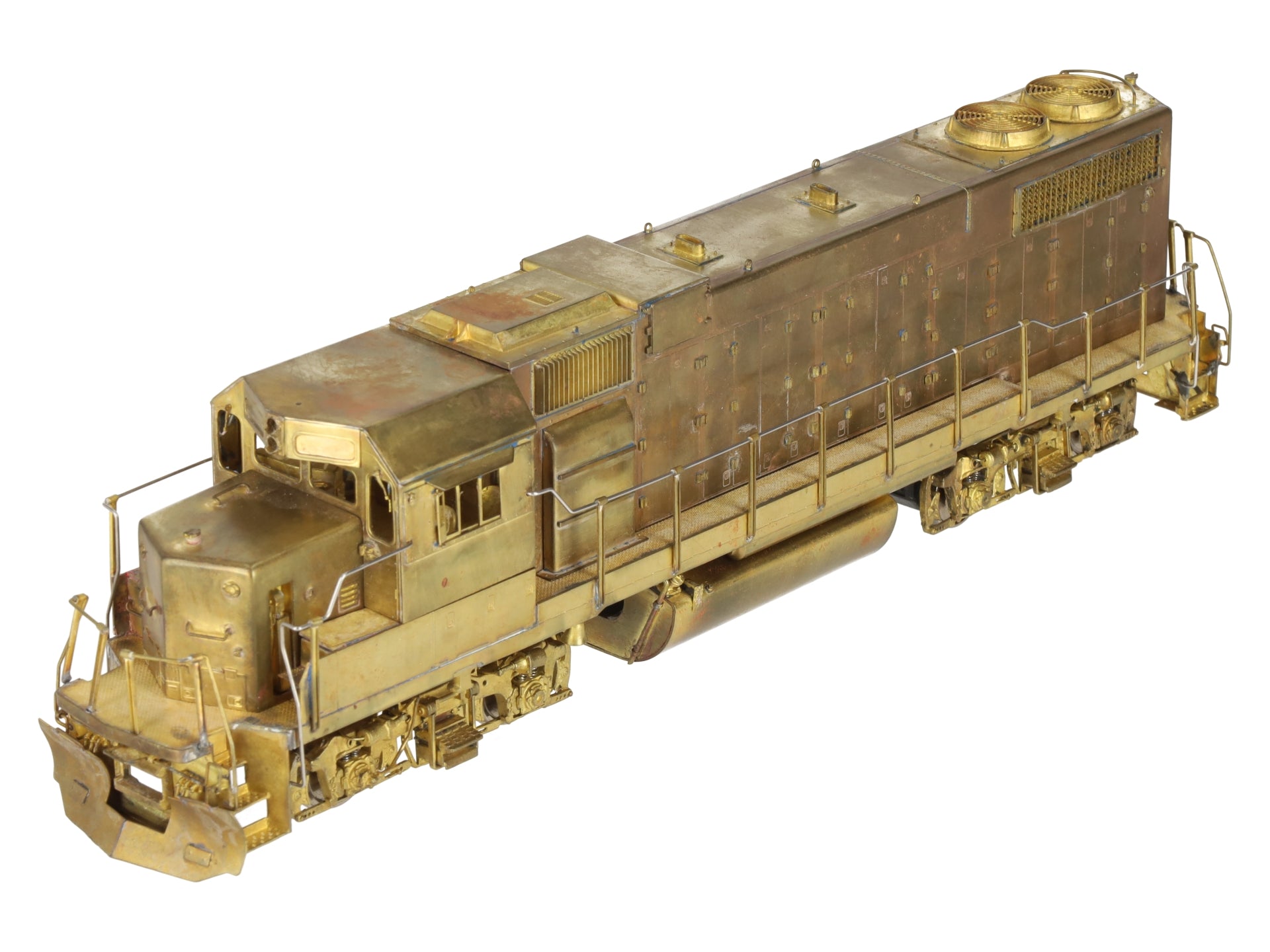 Overland OMI-1754 S Scale GP38-2 BRASS  Low Hood Diesel Locomotive VG/Box