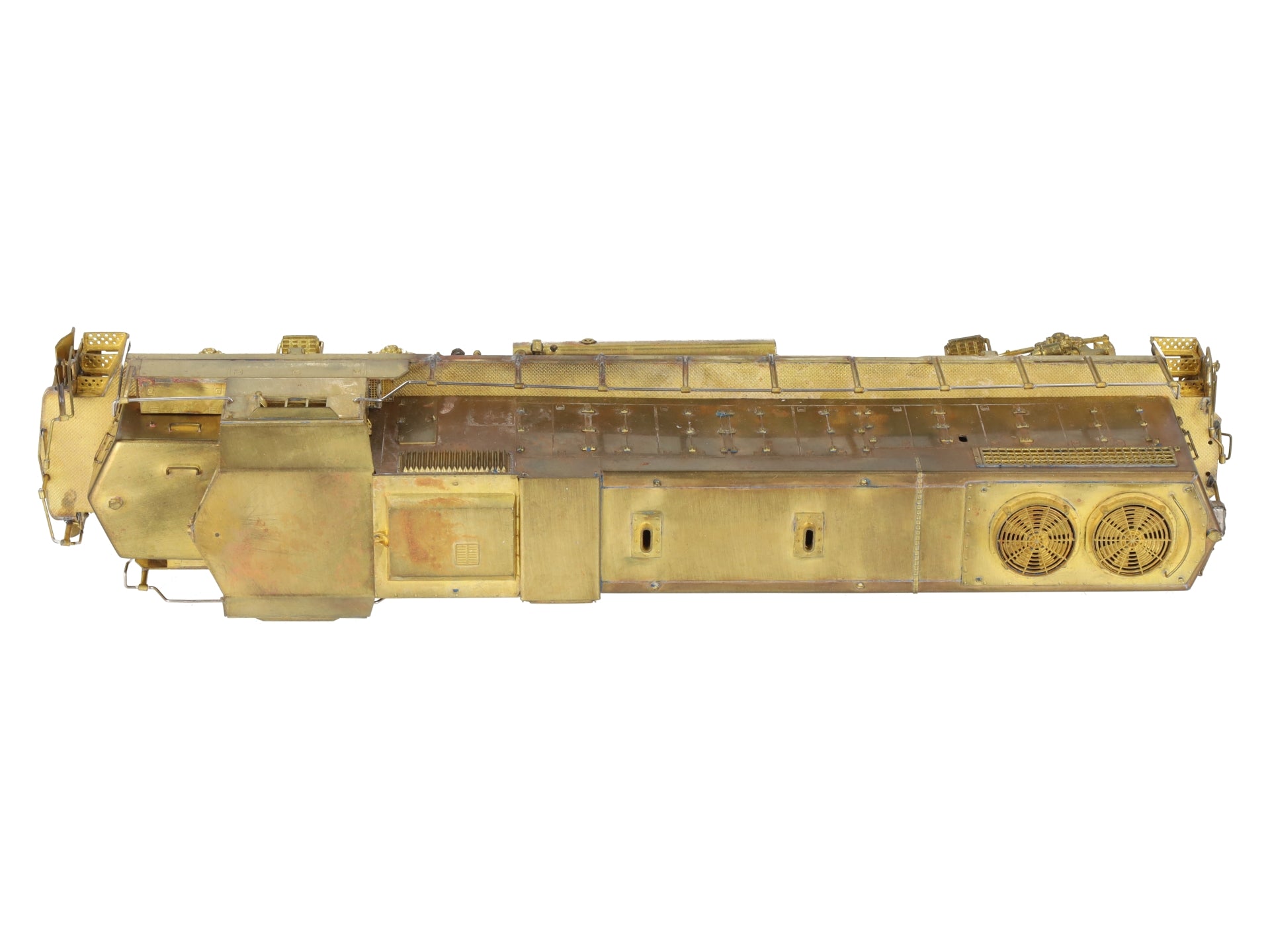 Overland OMI-1754 S Scale GP38-2 BRASS  Low Hood Diesel Locomotive VG/Box