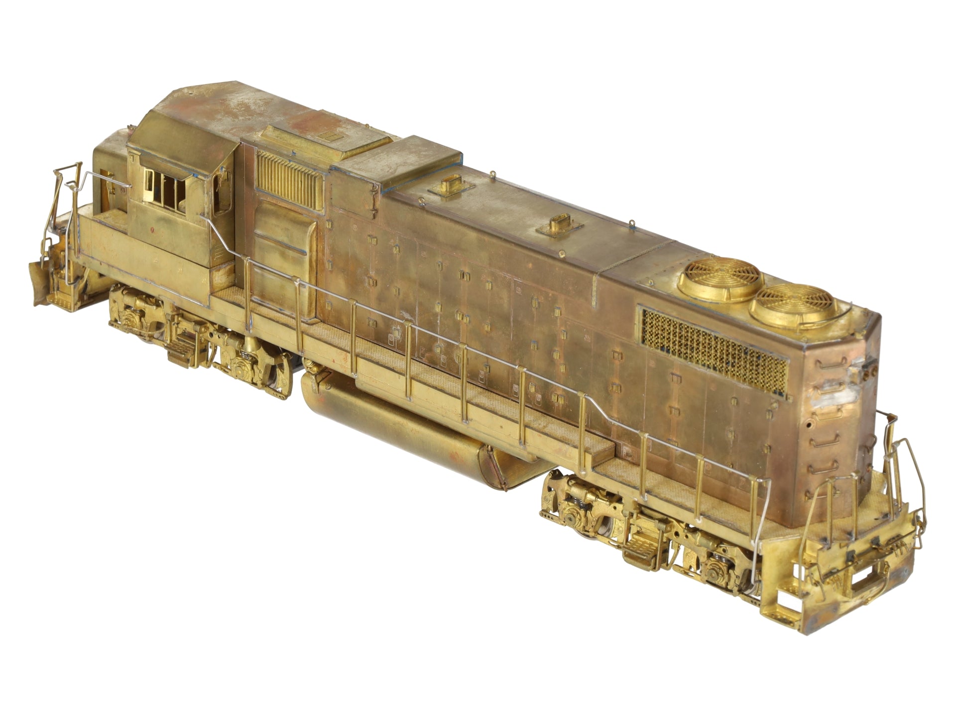 Overland OMI-1754 S Scale GP38-2 BRASS  Low Hood Diesel Locomotive VG/Box